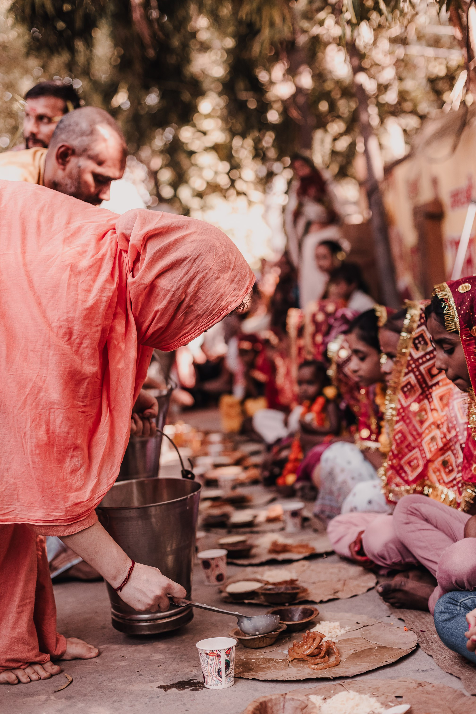 Navaratri yajna at Devraha Baba Ji ashram. Мариам Багдасарян
