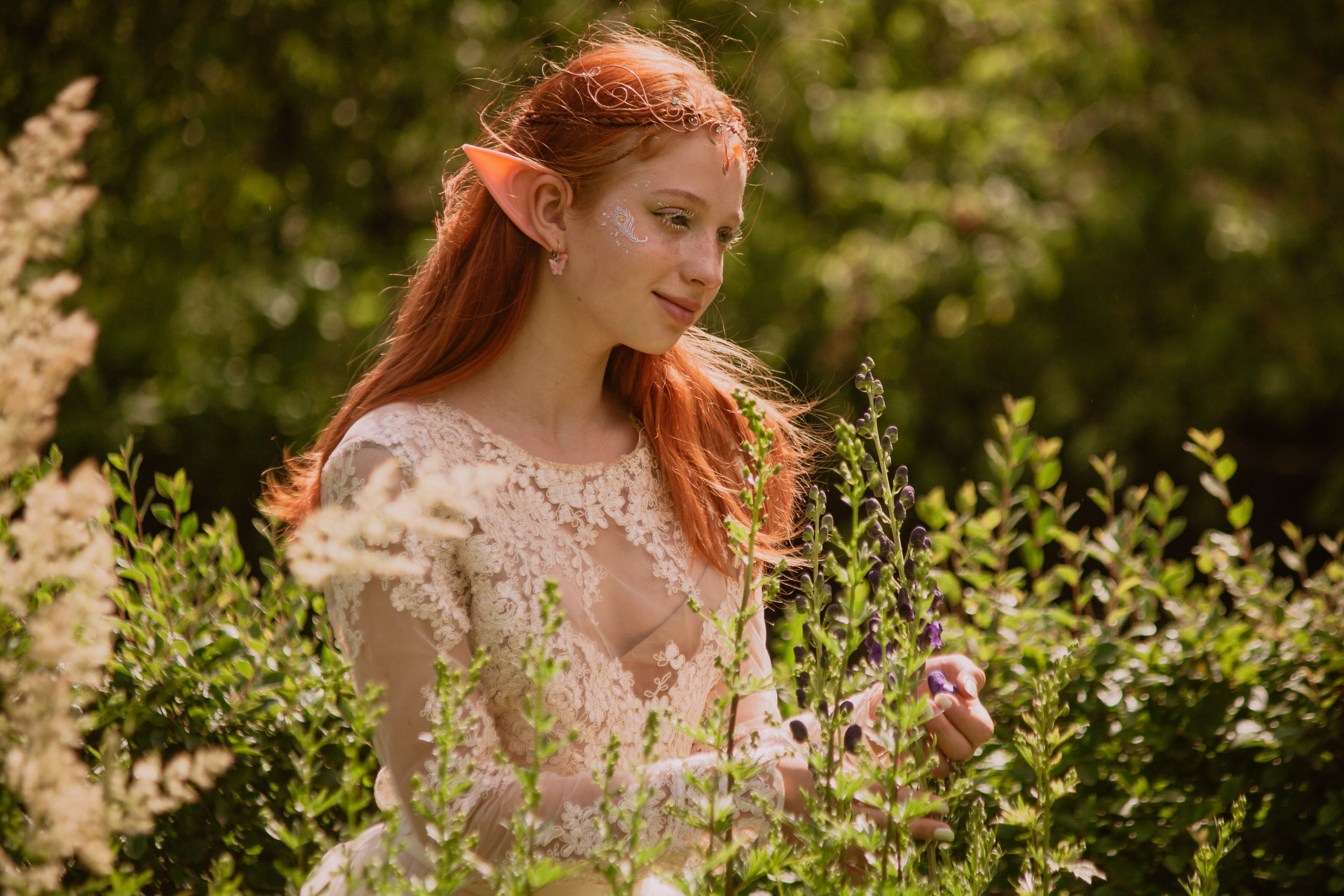 В саду. Создадим шедевр? Виталина и её фотоискусство