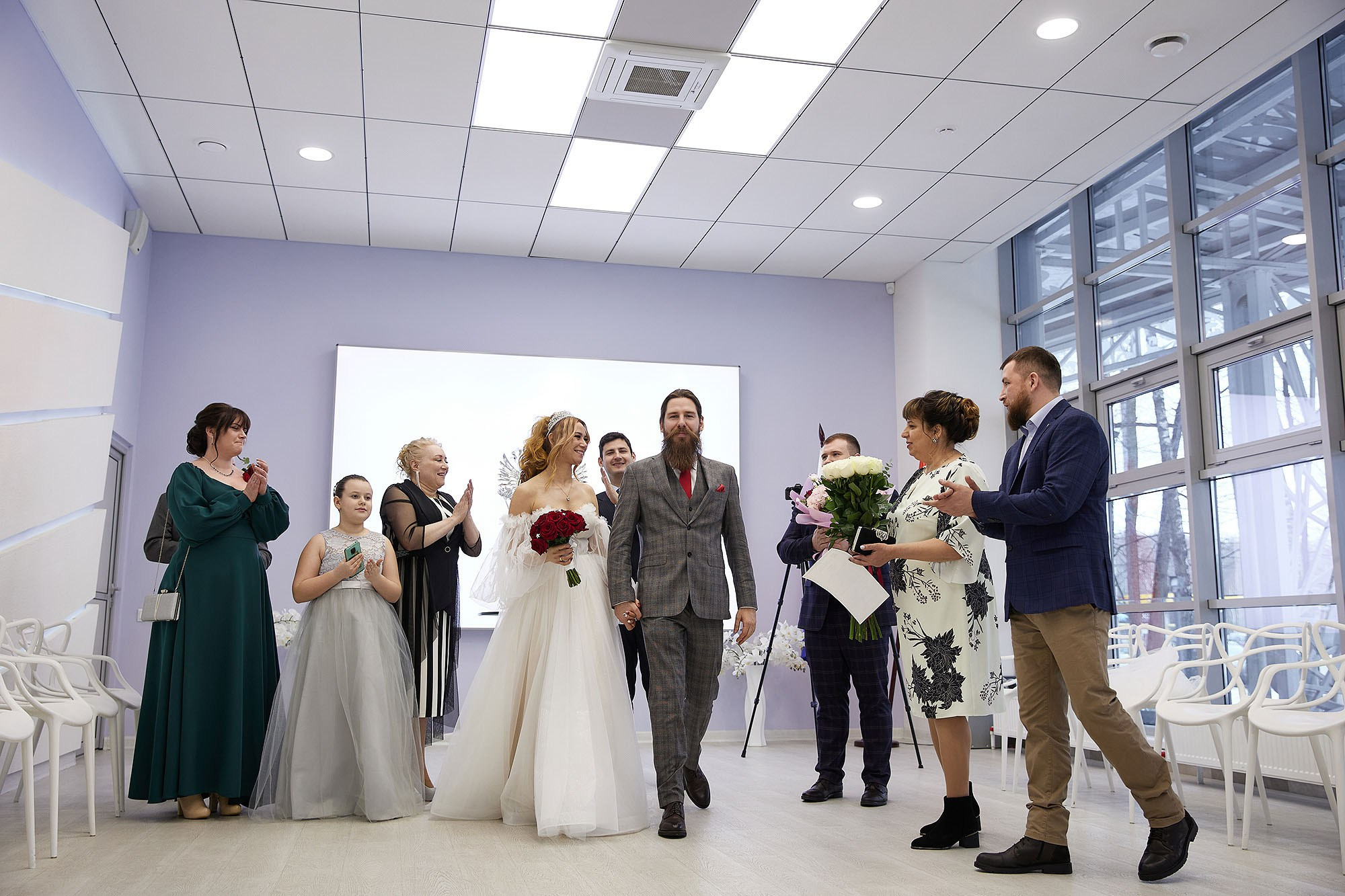 Регистрация в ЗАГСе и выездная. Свадебная съемка. Фотограф в Москве Валерий Боцман