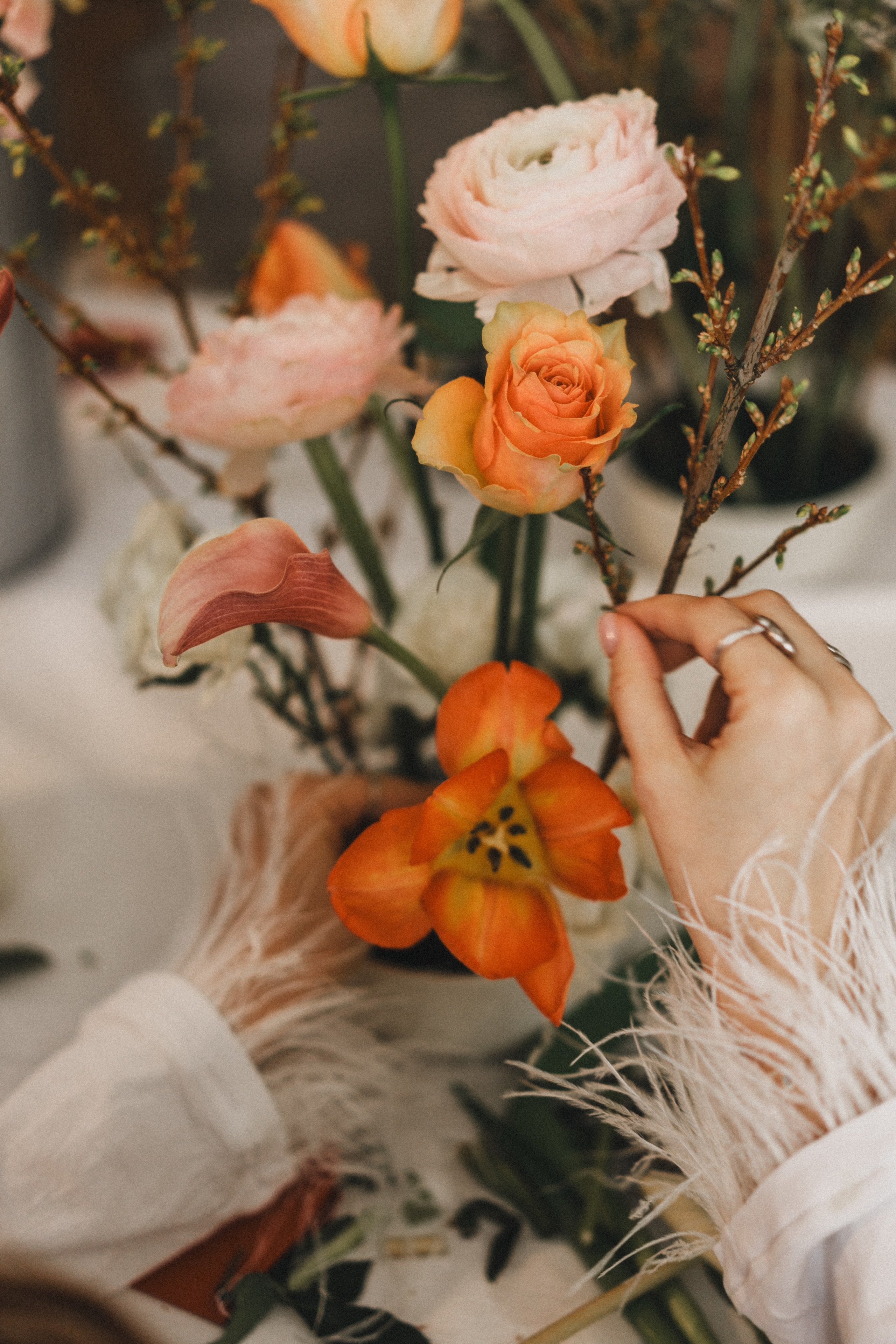 OCHEN' — цветочная встреча 14 февраля. Семейный и детский фотограф и видеограф в Москве, Серпухове и Тарусе Валерия Сорокина