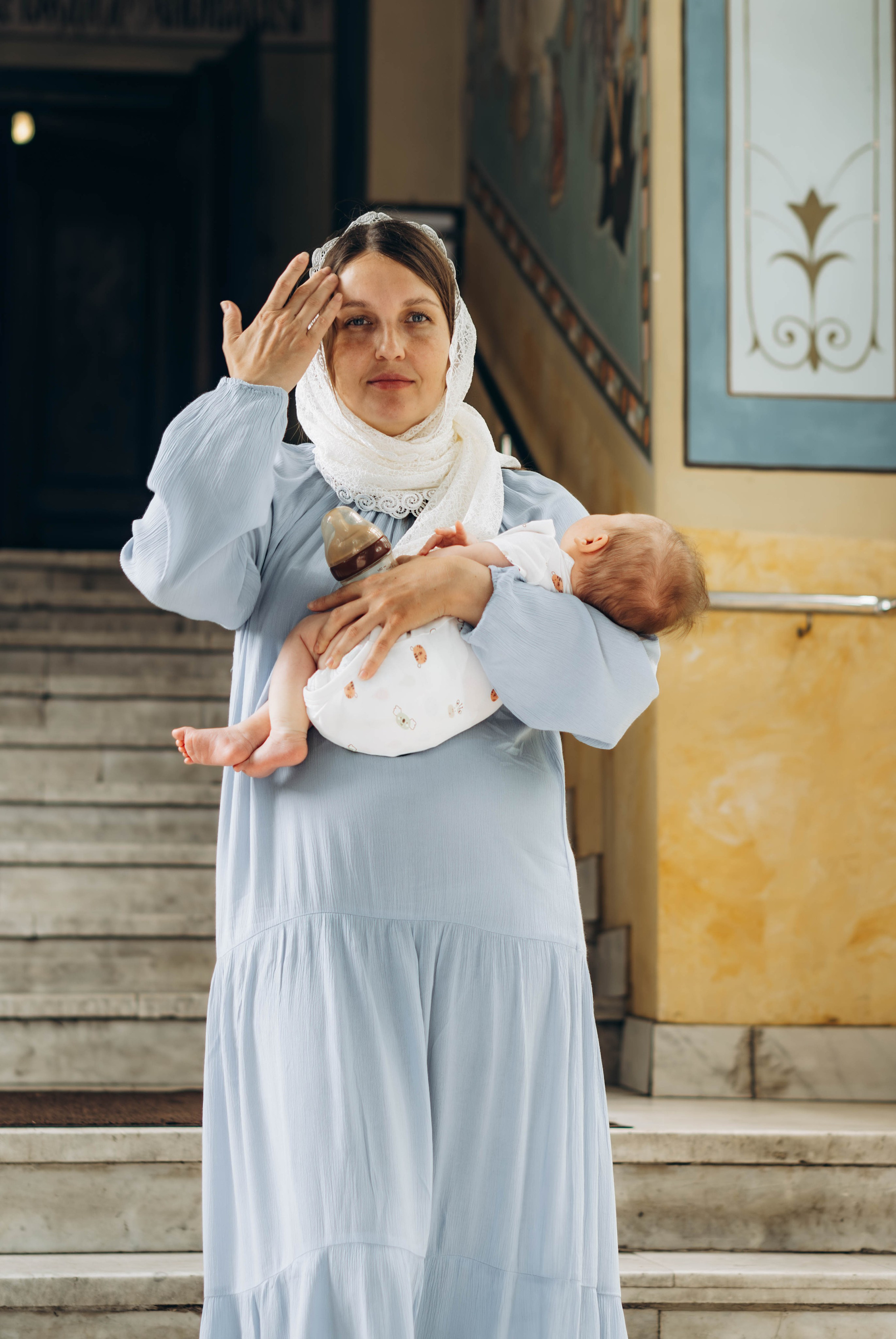 Крещение Артема Церковь Рождества Христова. Фотограф Москва Валерия Веденина