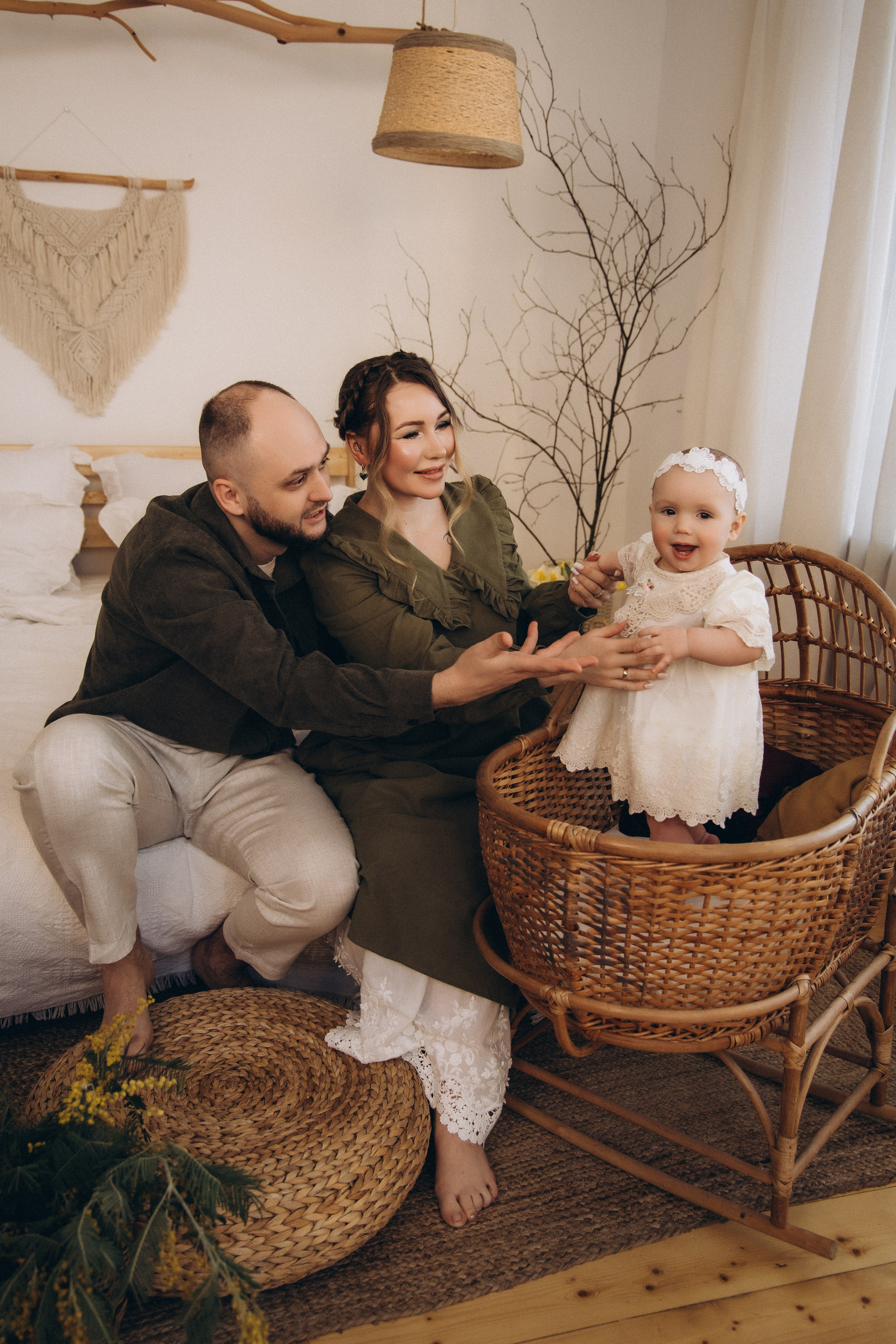 Юлия с семьёй