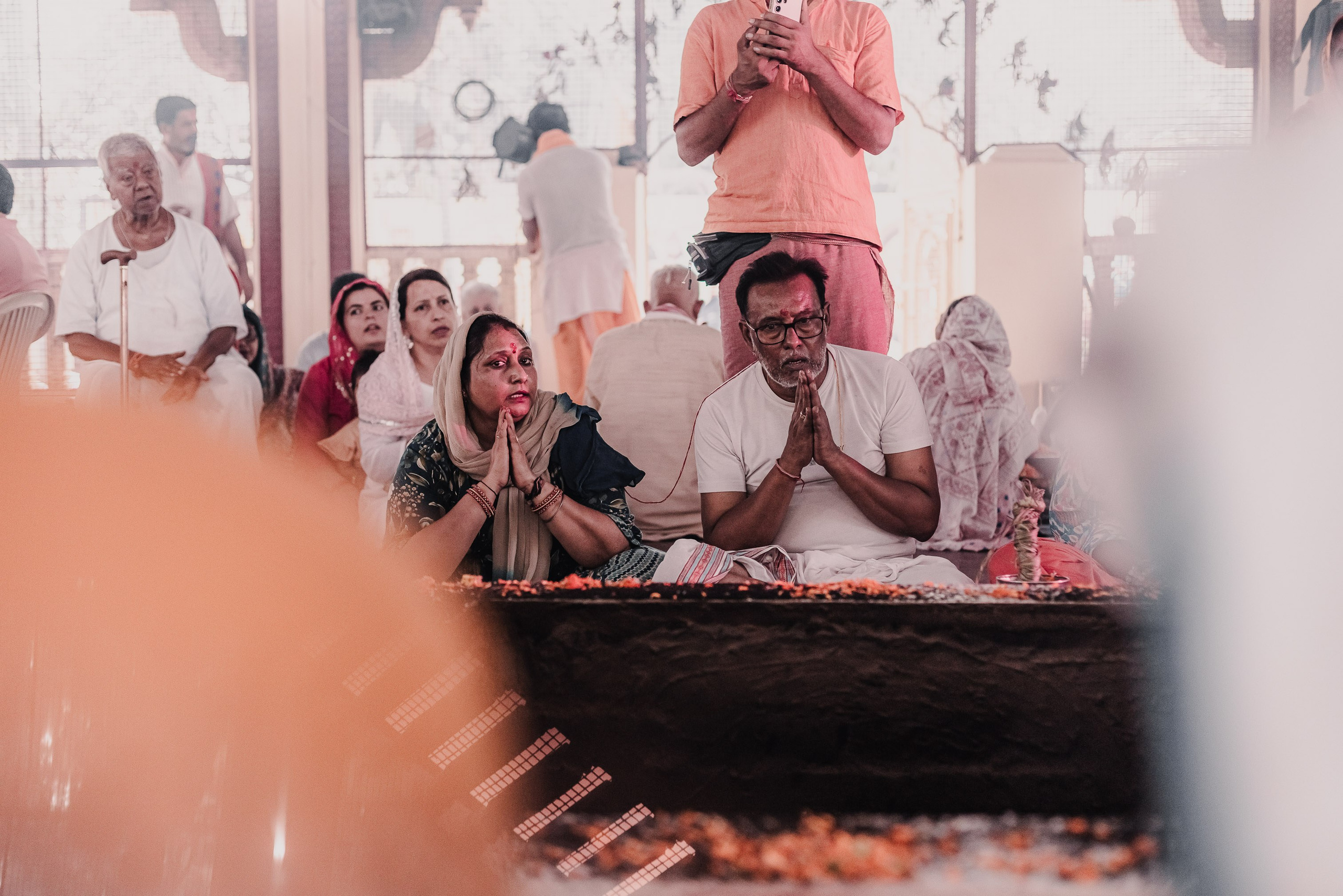 Navaratri yajna at Devraha Baba Ji ashram. Мариам Багдасарян