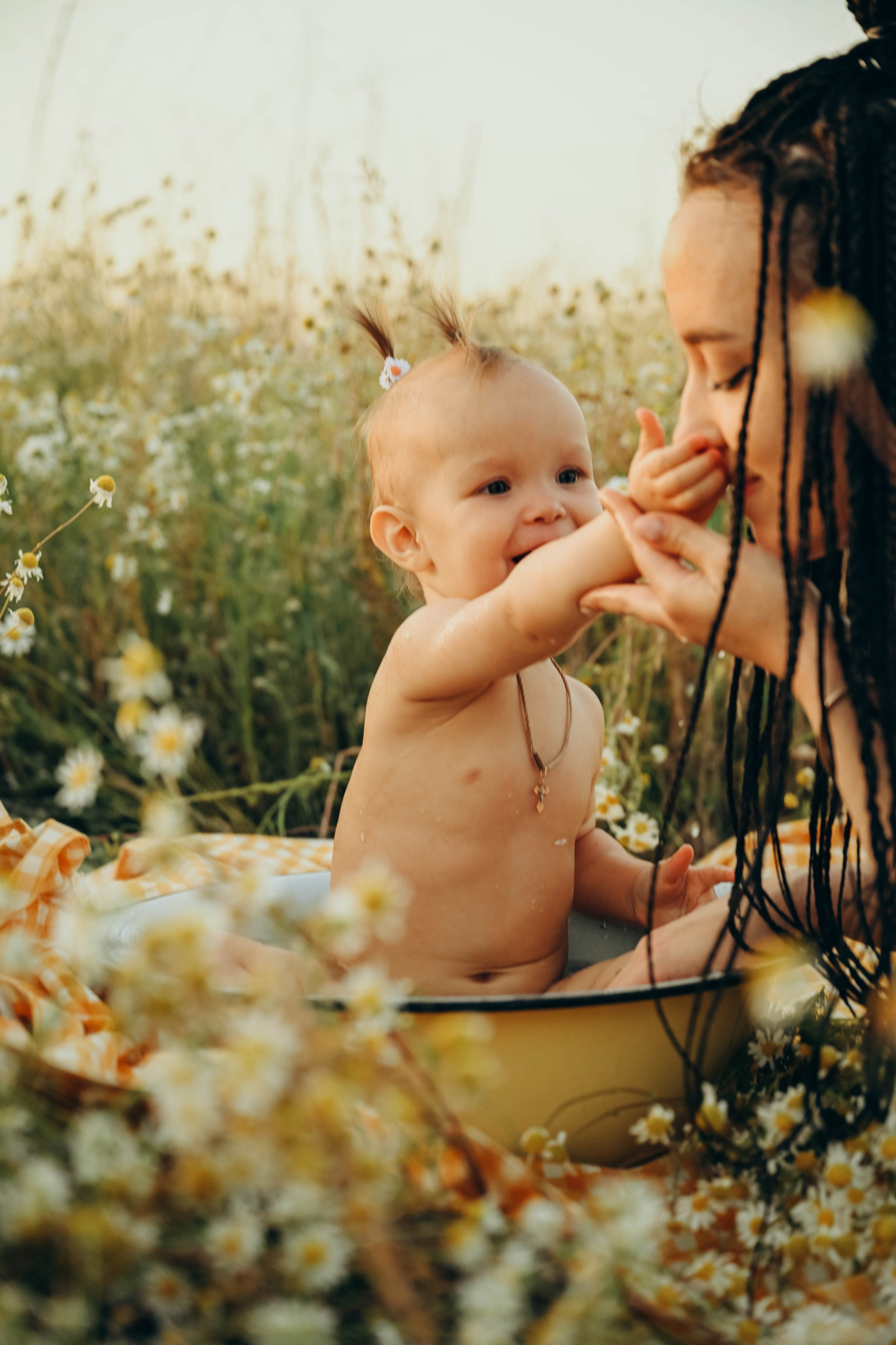 Ромашковое поле. Семейный фотограф в Москве Люберцах Ирина Вронская