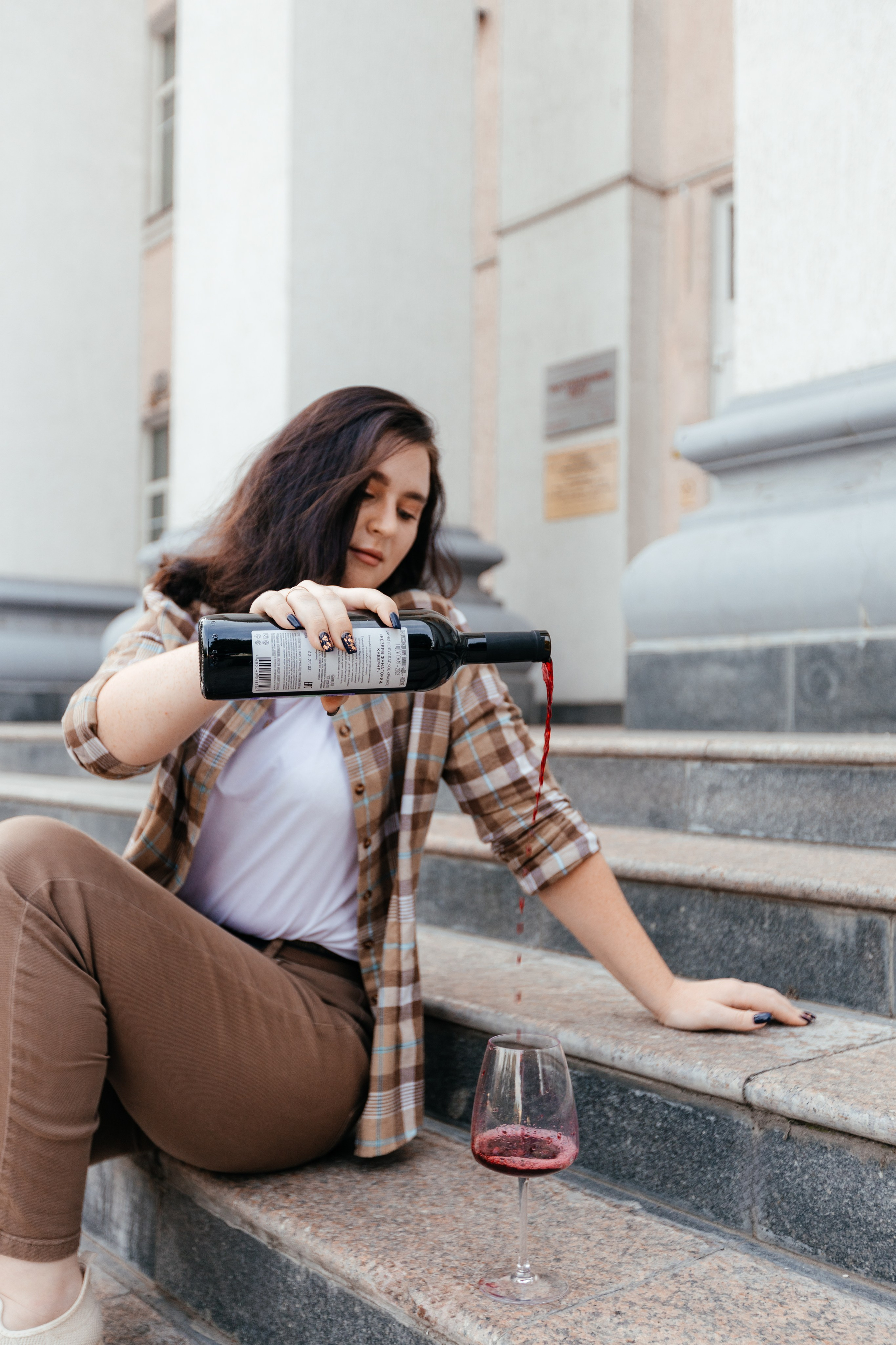 С вином по городу. Фотограф в Барнауле Ирина Чикалова