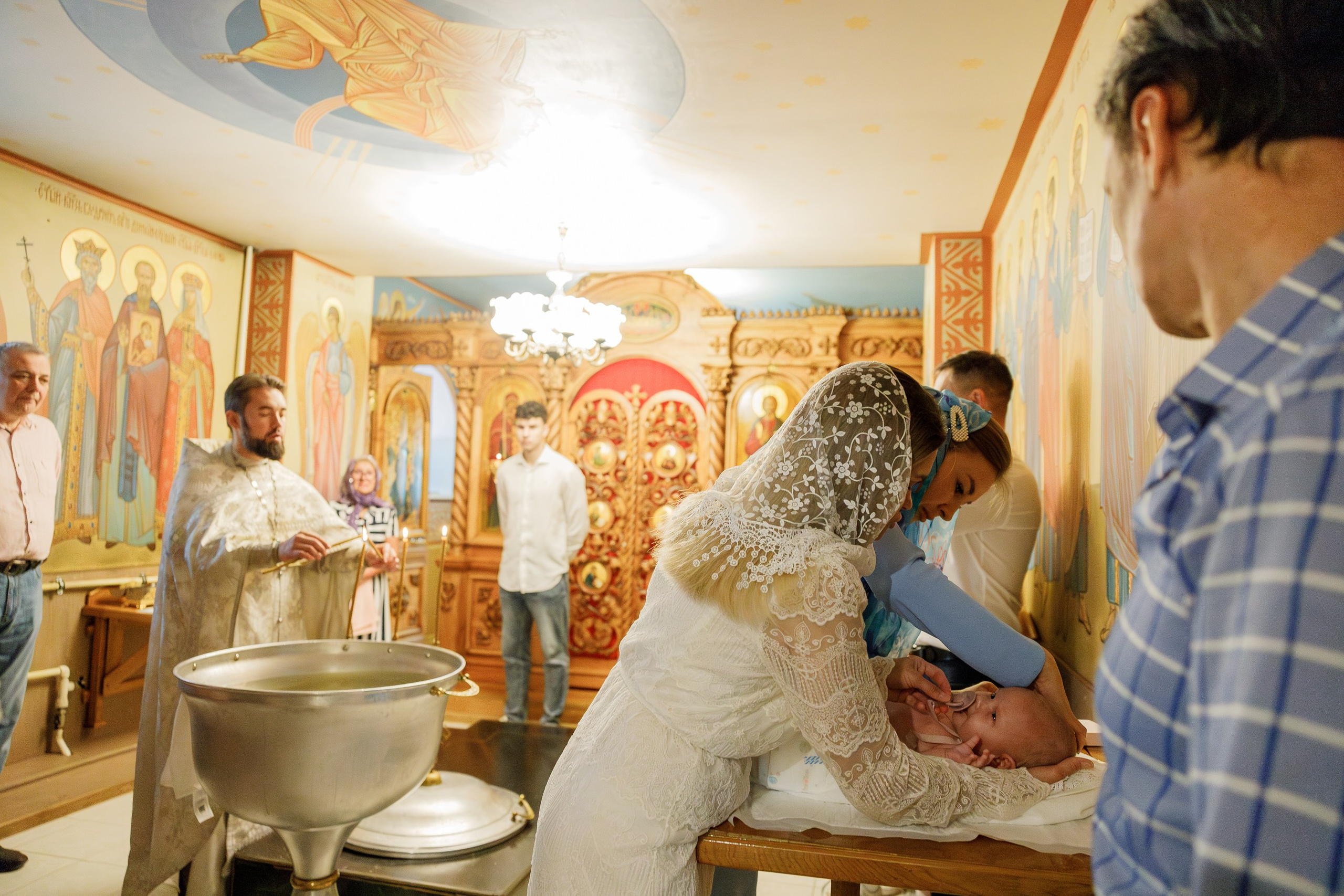 Таинство крещения. Фотограф Москва