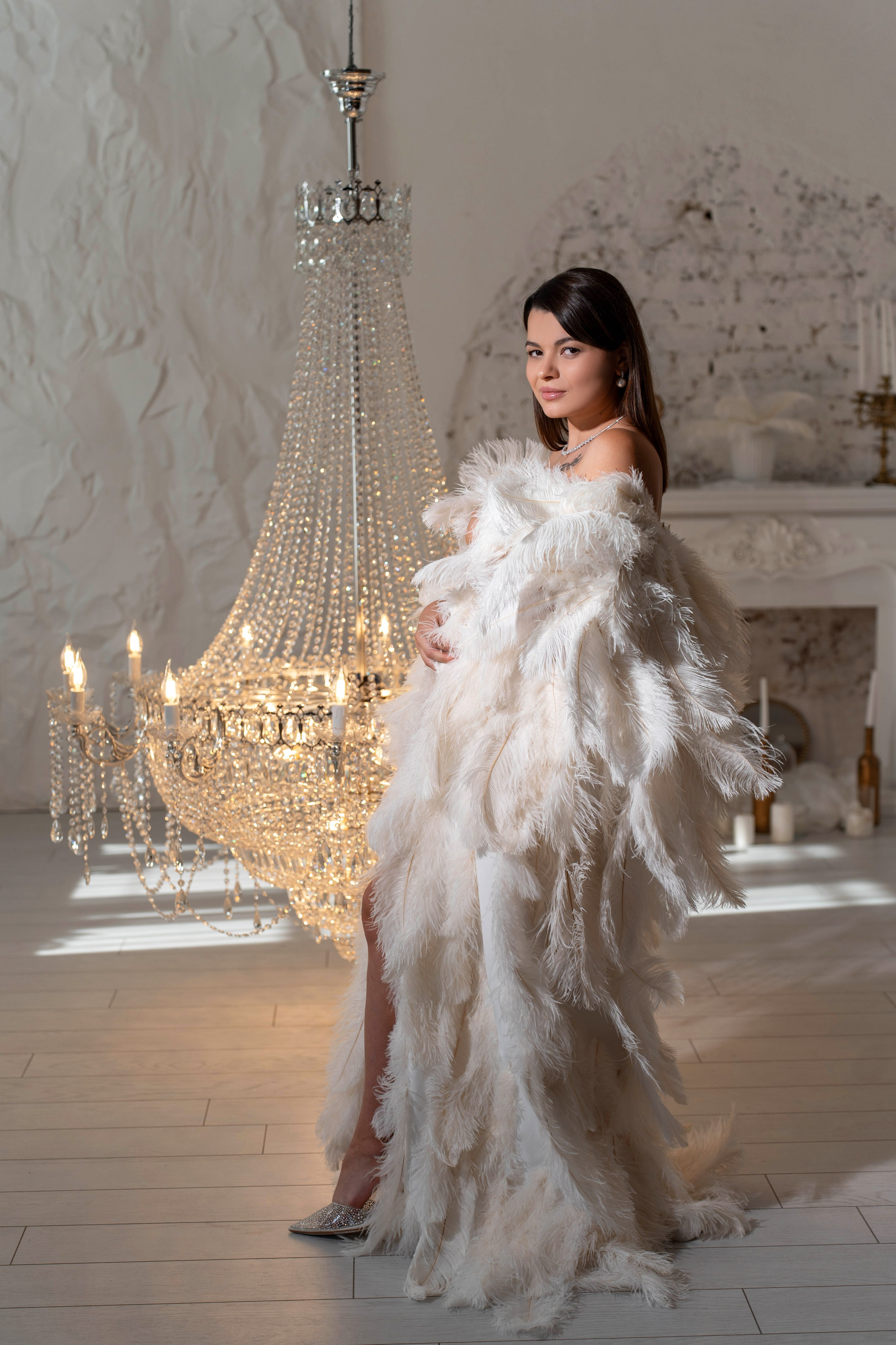 В накидке из перьев. Фотограф в Краснодаре и Краснодарском крае Елена Быкова