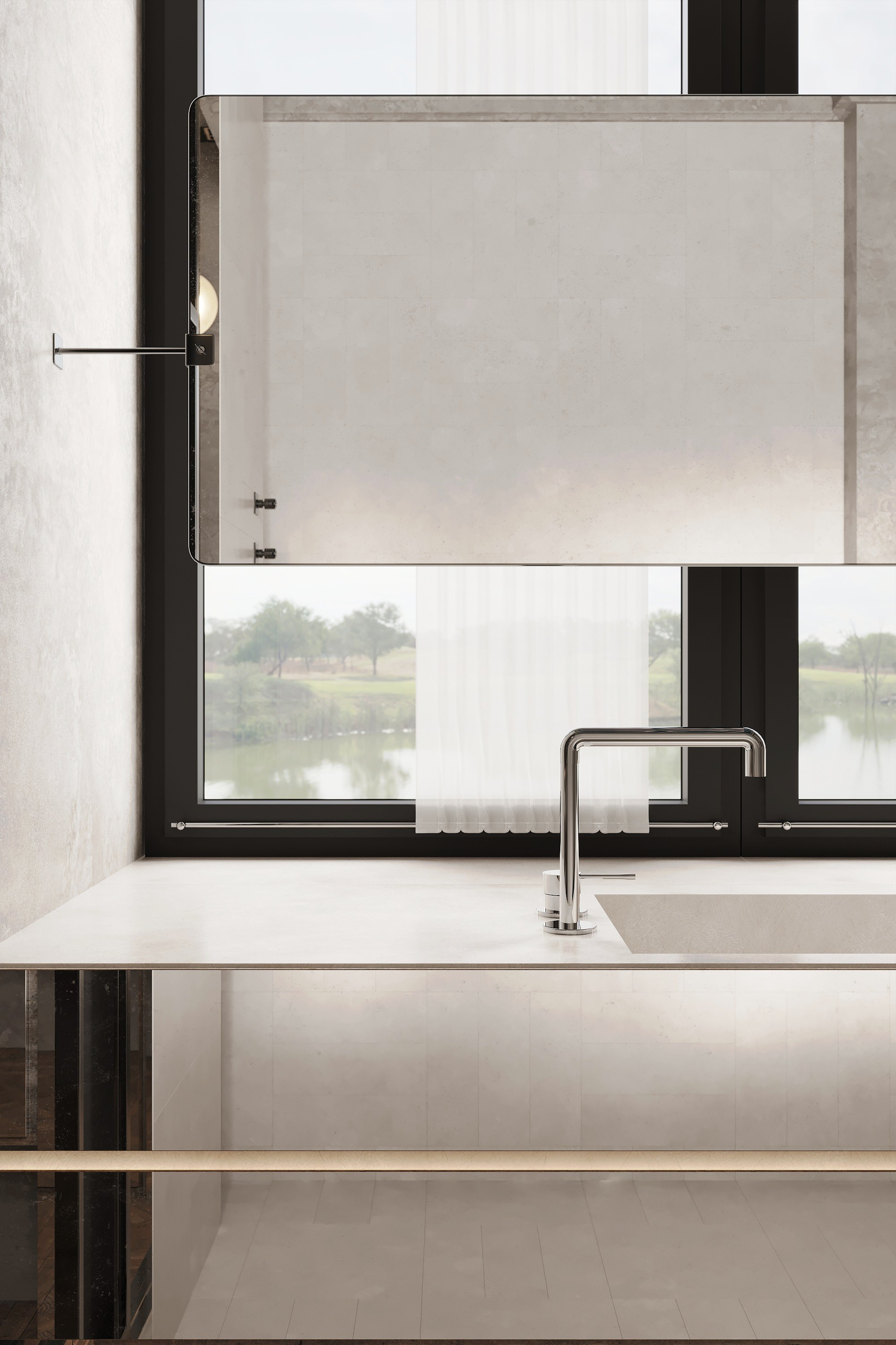 3д визуализация спальни в коттедже г. Никосия. Ксения. 3D‑визуализатор