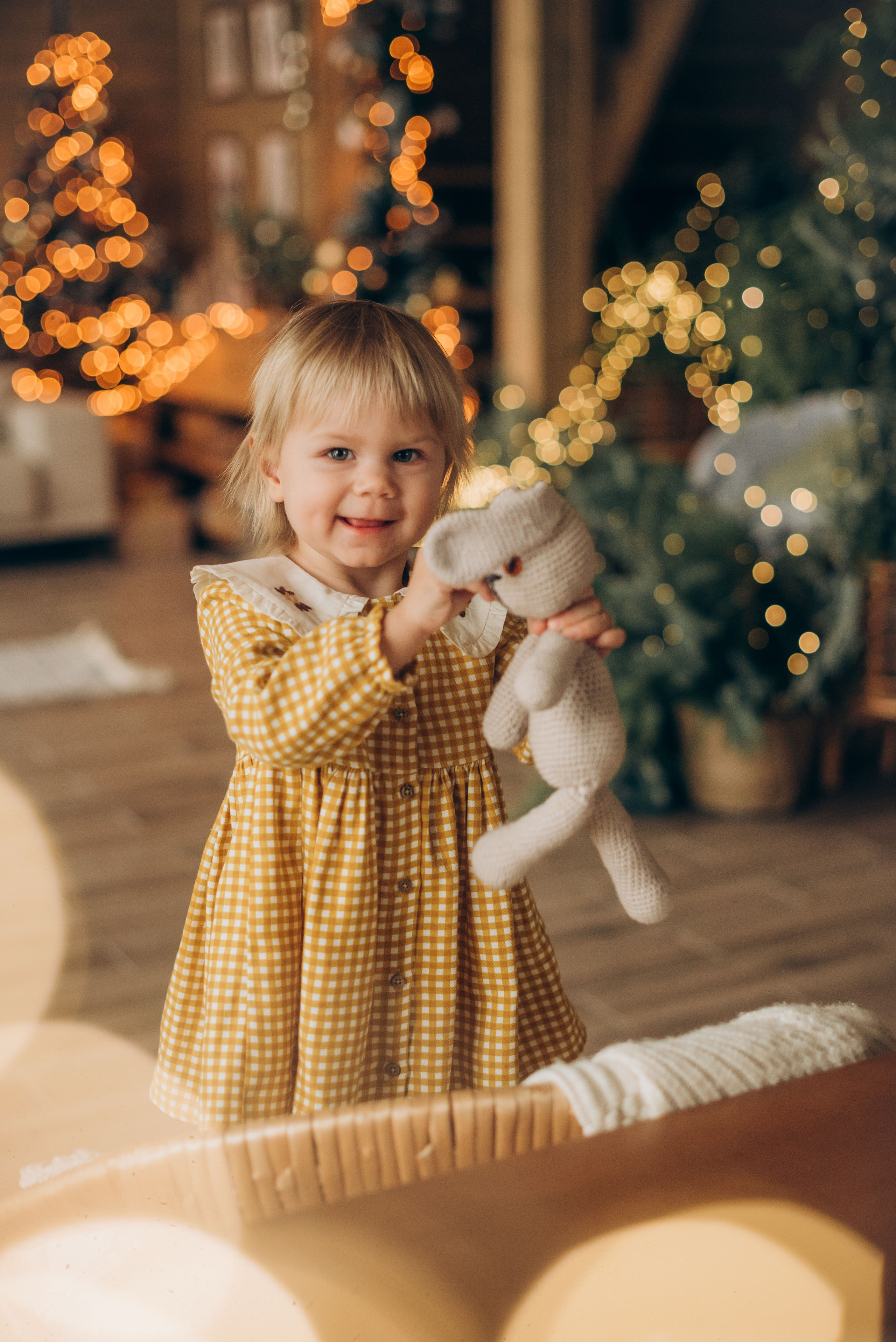 Семейная новогодняя фотосессия в студии. Семейный фотограф в Домодедово и Москве Елена Пичугина