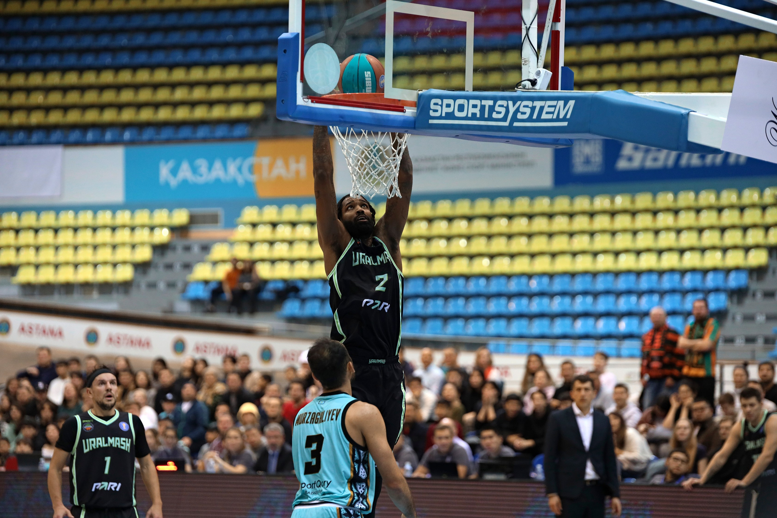 VTB League (Astana — Uralmash) 12 November 2023. Professional photo & Event agency (Kazakhstan, Astana)