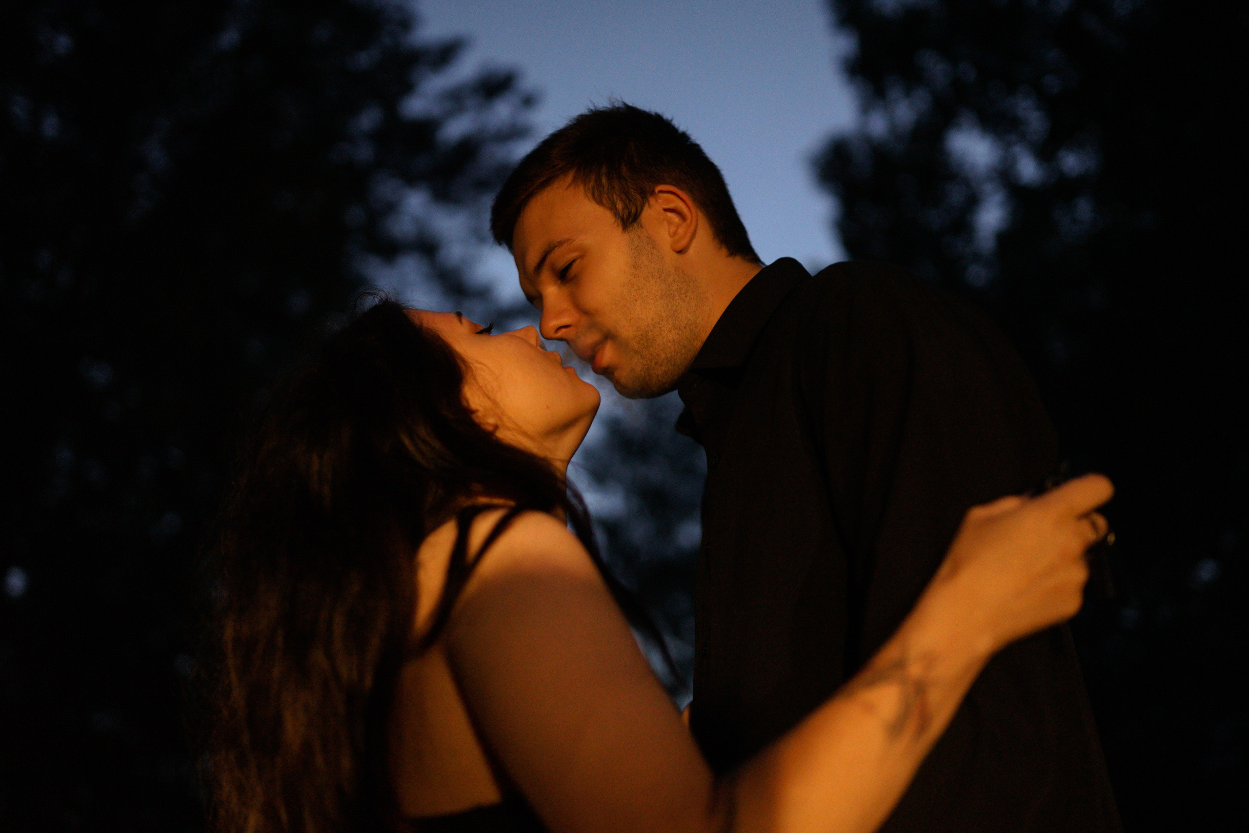 Поздний закат