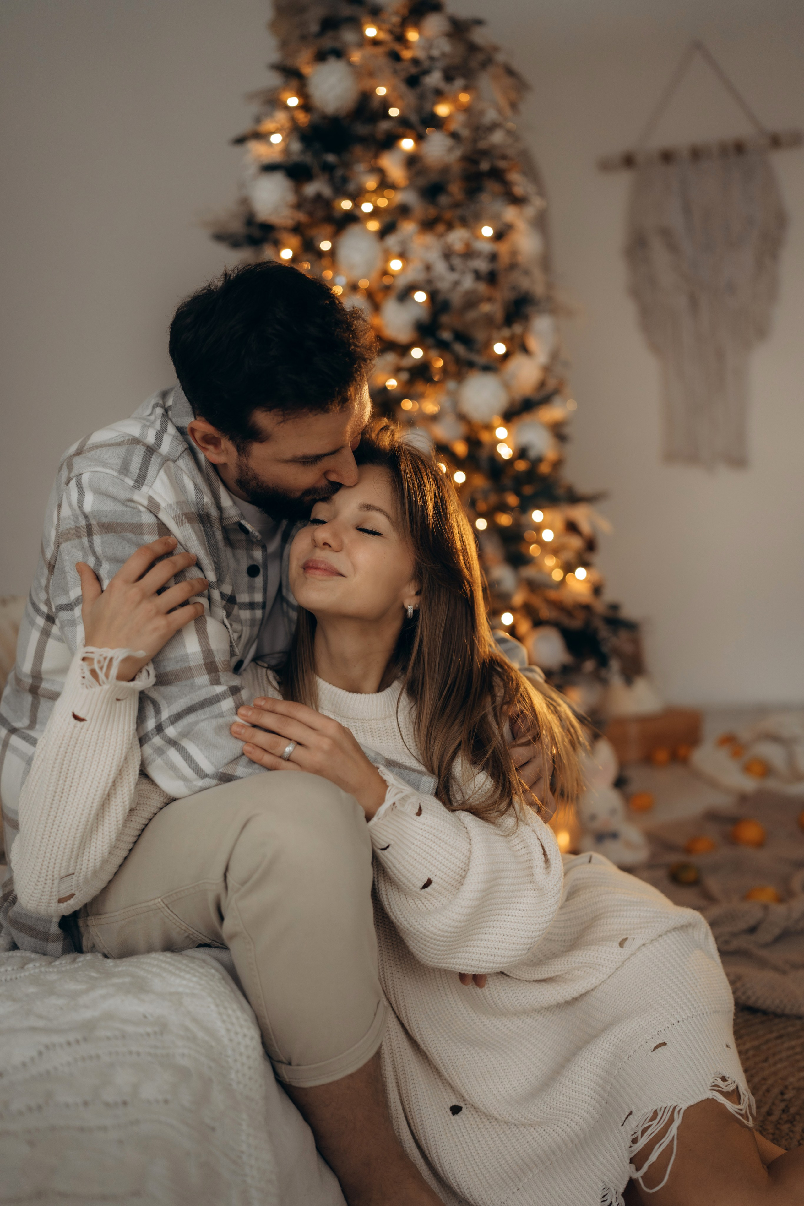 Новогодняя. Семейный фотограф Москва. Фотограф беременности и материнства Москва