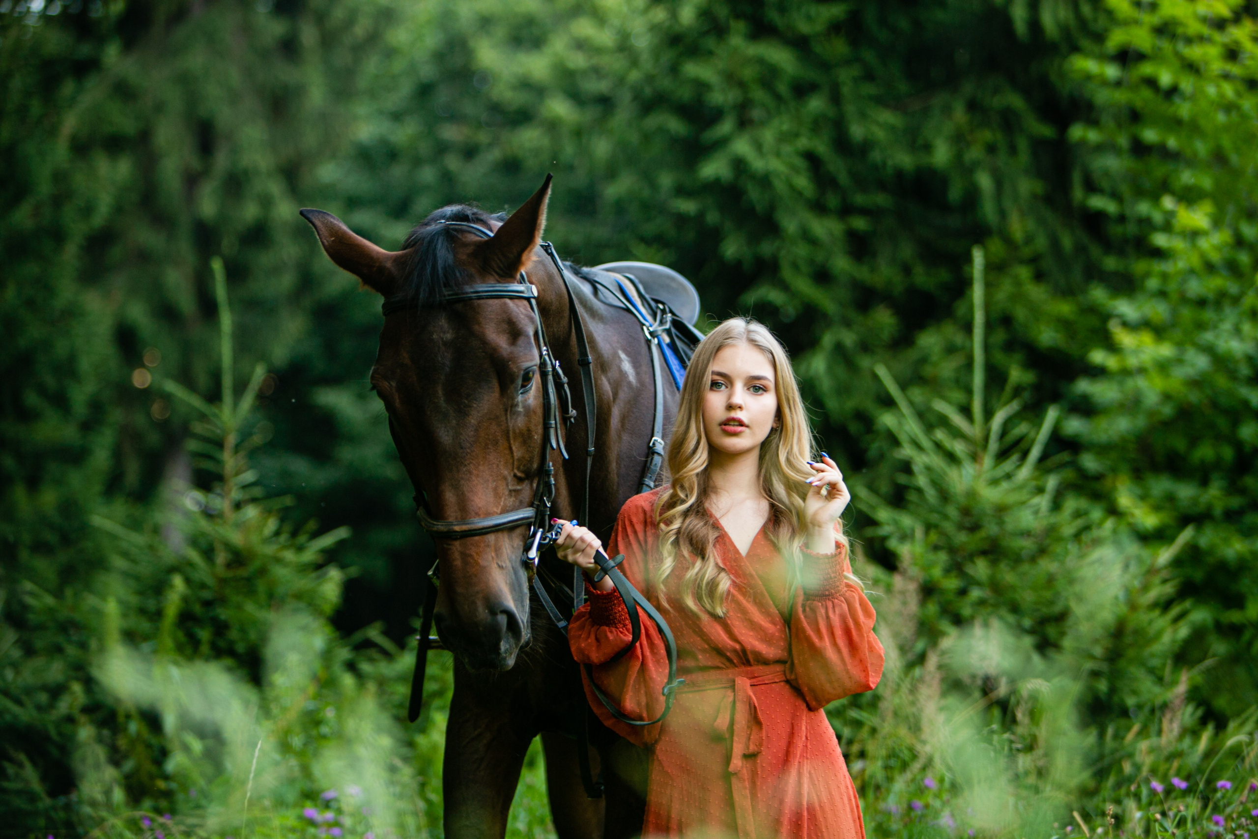 Фото с лошадьми. Фотограф Елена Лагода
