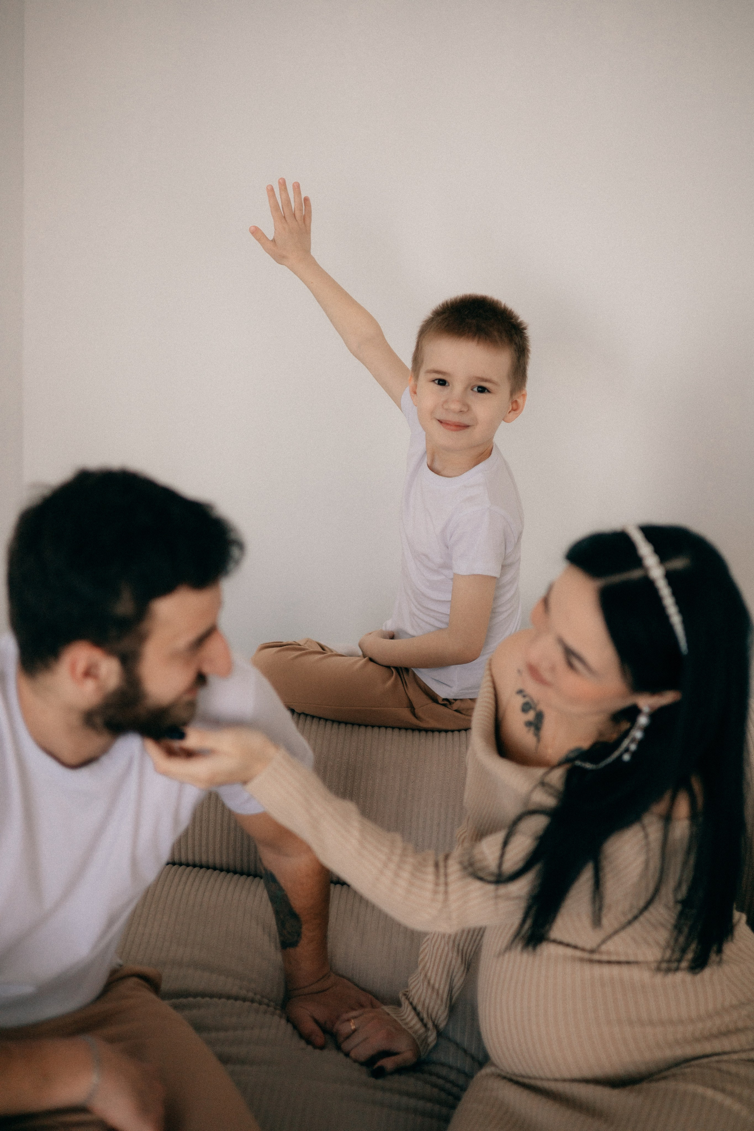 Евгения, Александр и Тимофей. Фотограф София Комкина