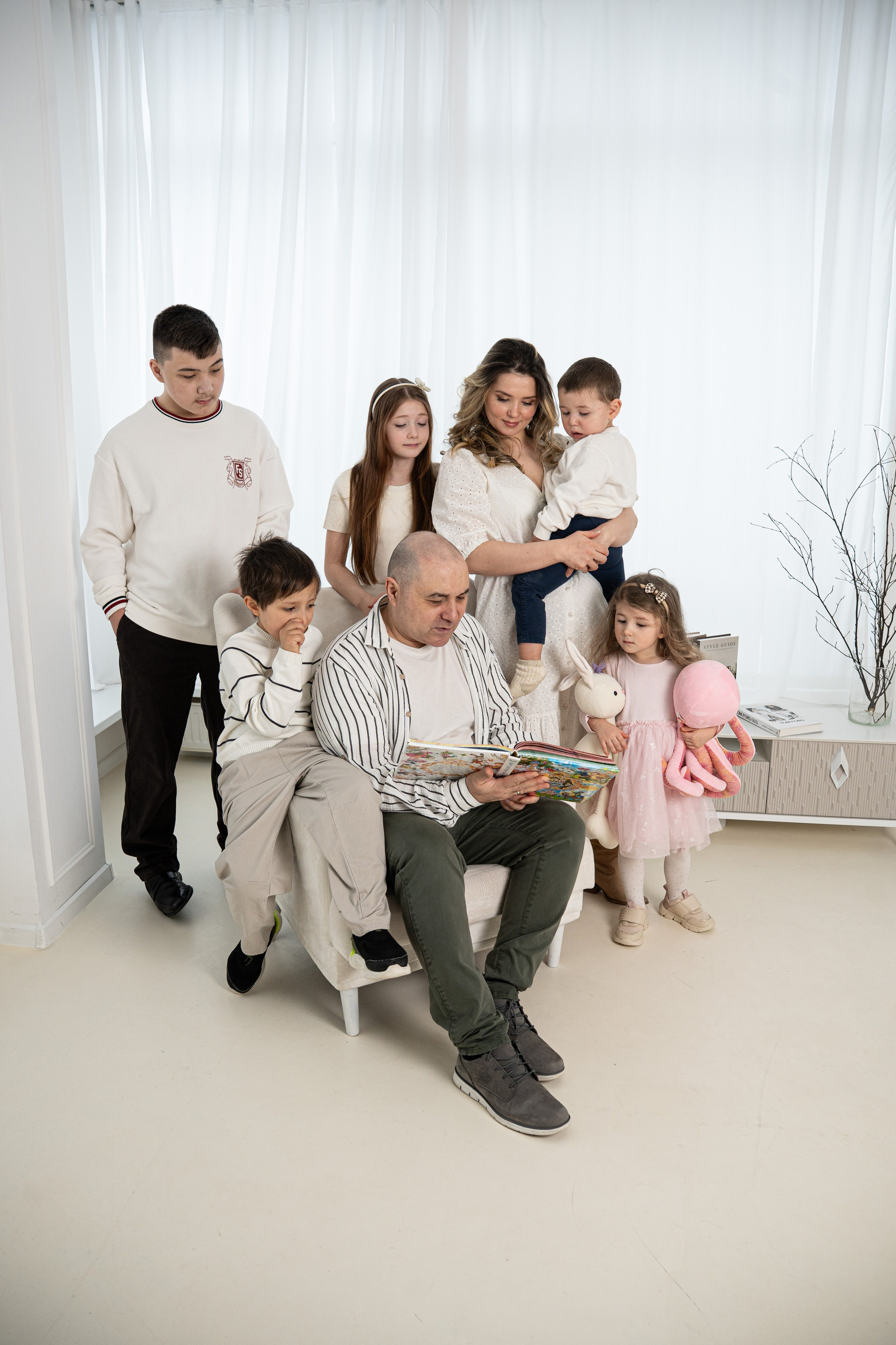 Семейная съёмка для Мадины. Студийный и портретный фотограф в САНКТ-ПЕТЕРБУРГЕИрина Махаон