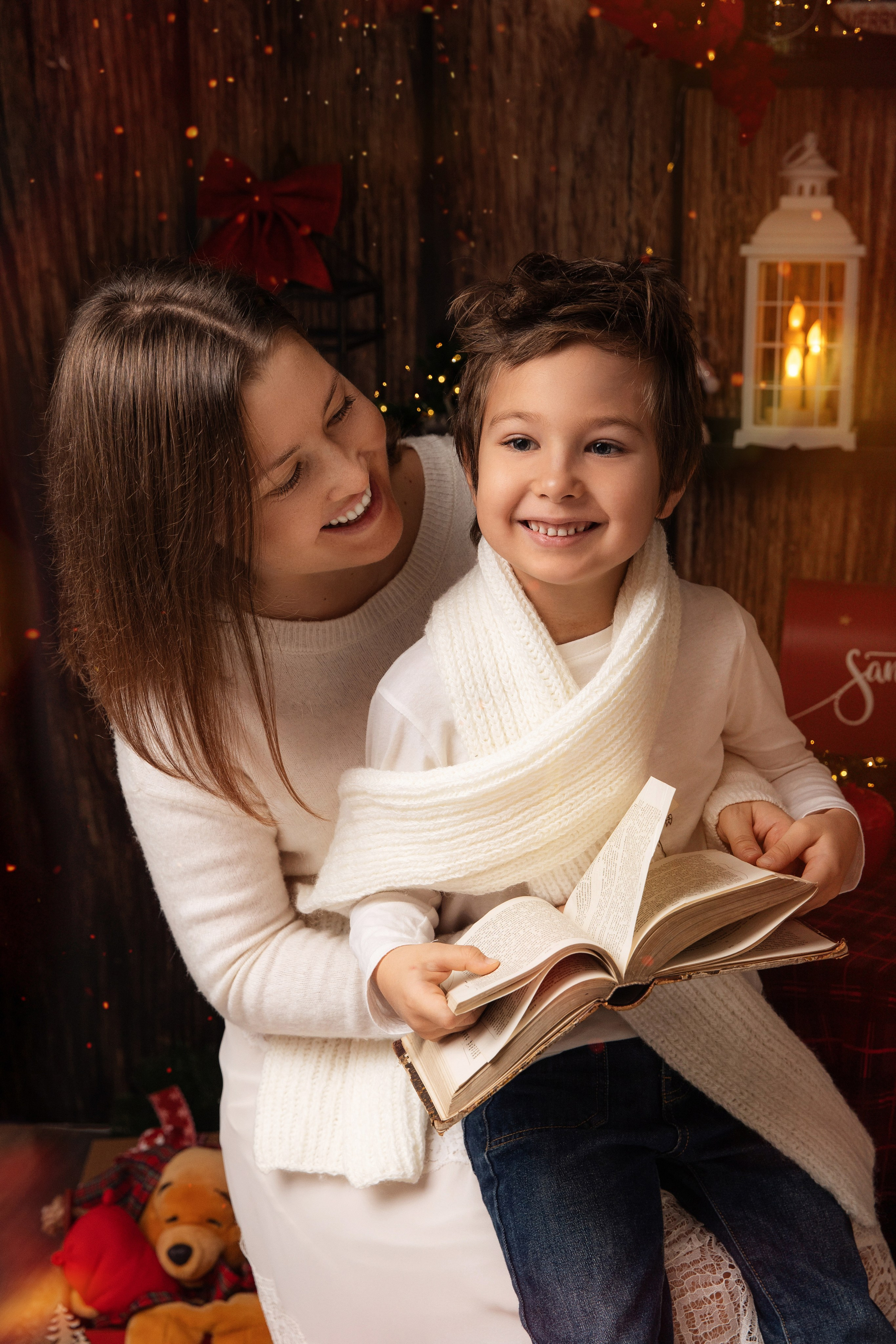 Новогодние открытки. Фотограф новорожденных, семейный фотограф в Санкт-Петербурге