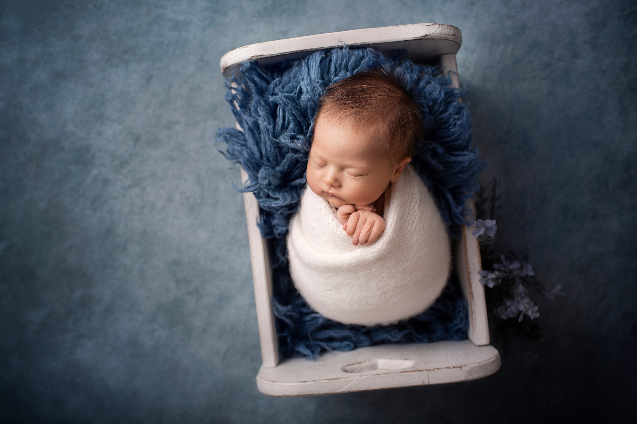 Deep blue. Фотограф новорожденных, семейный фотограф в Санкт-Петербурге