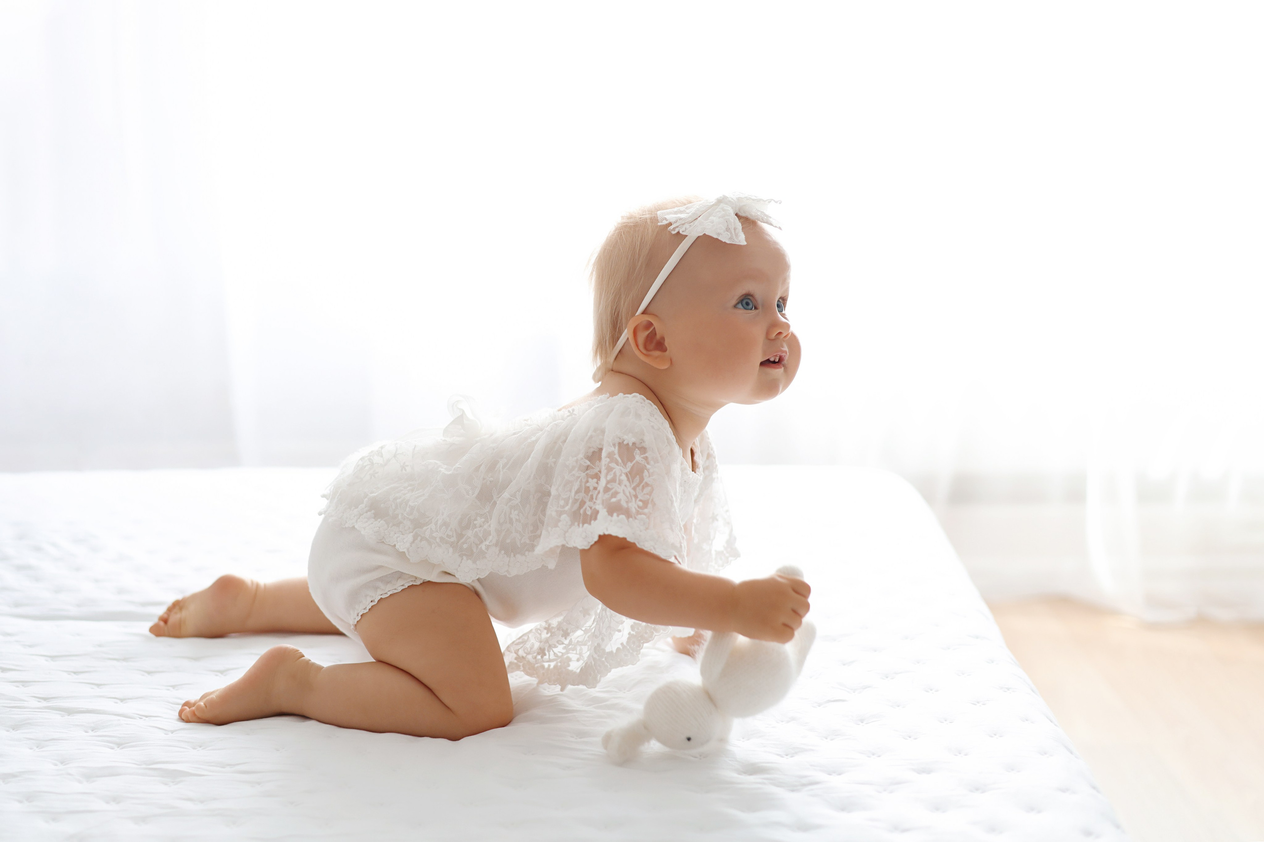 Детская фотосессия на 1 годик для Киры. Фотограф новорожденных Москва. Ньюборн фотограф Москва