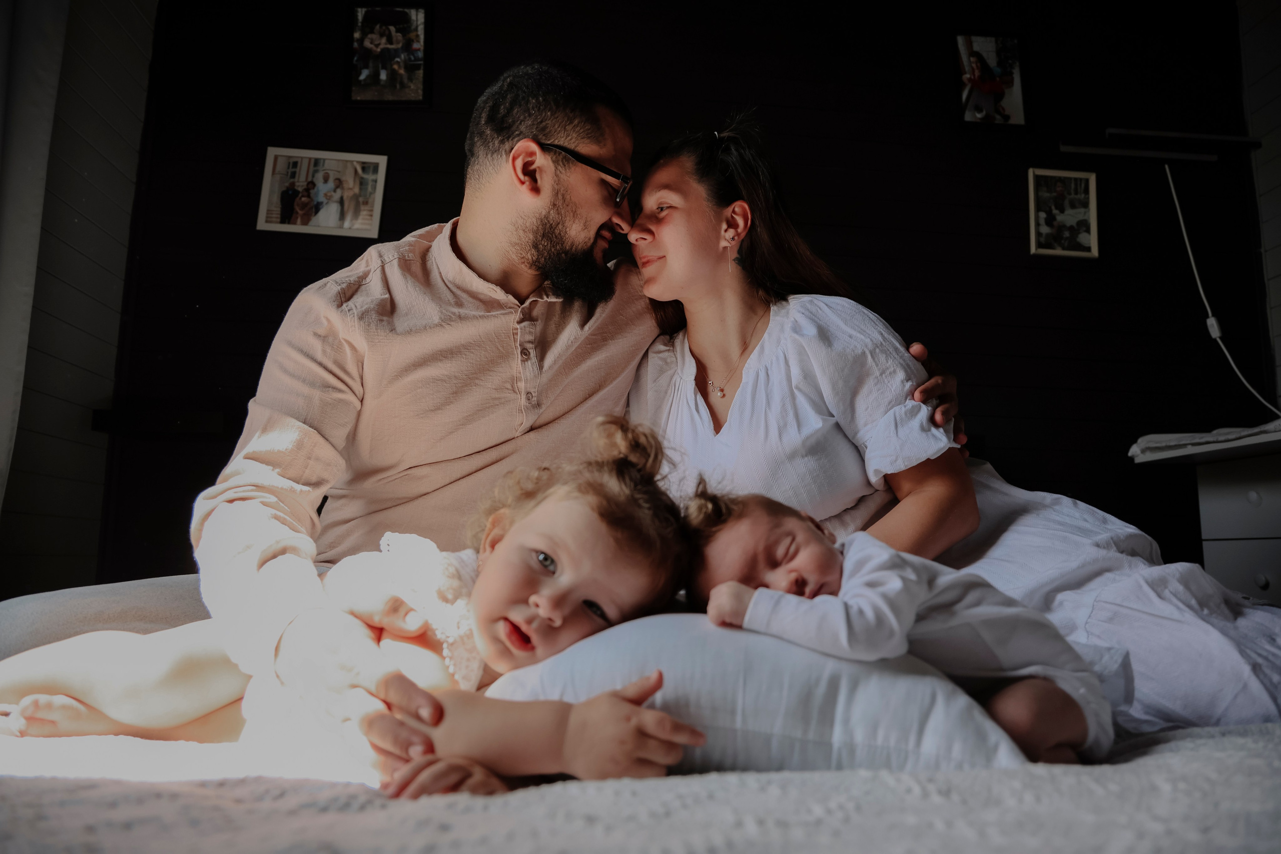 Настя Руслан София Ратмир. Фотограф новорожденных