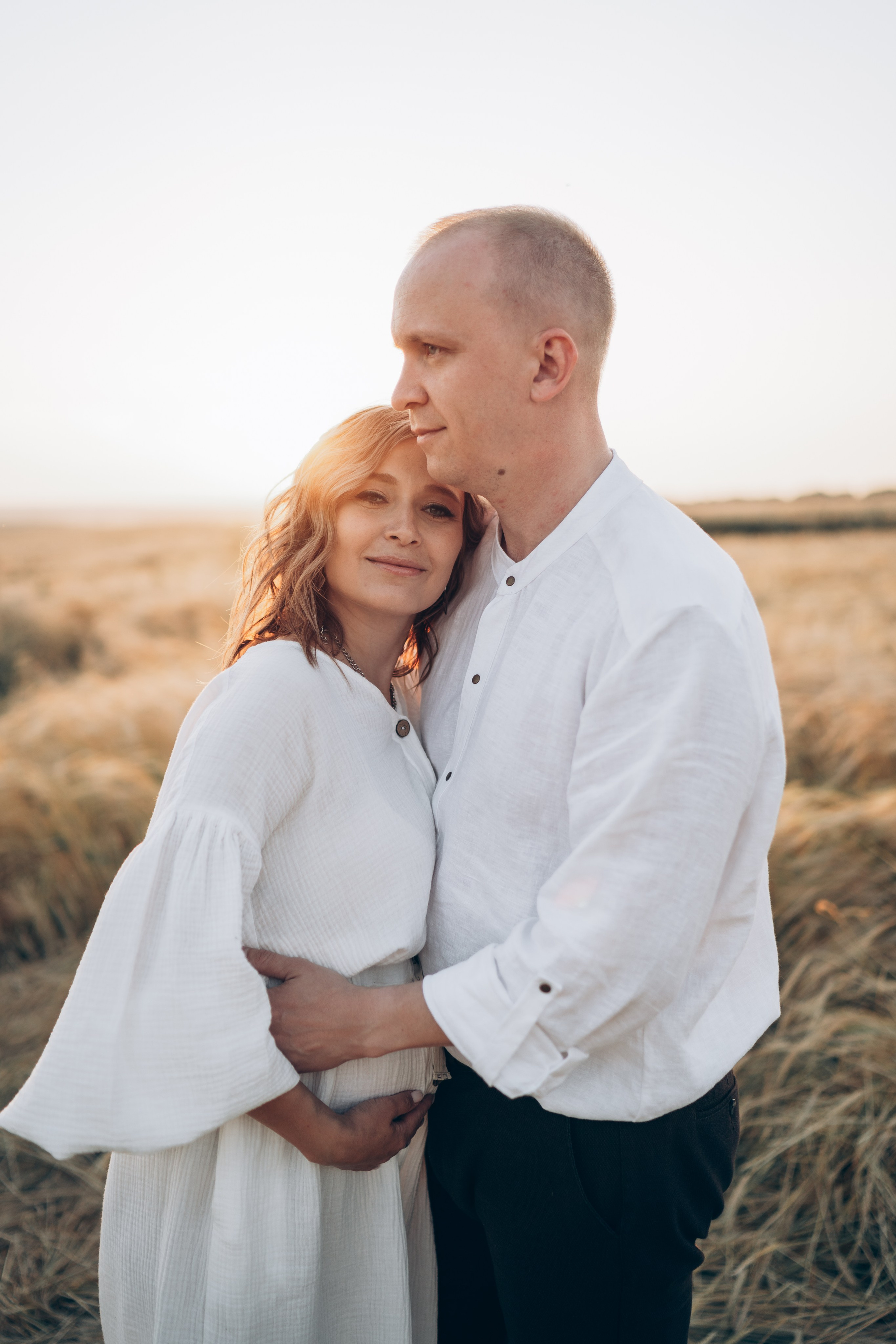 Закатная история в полях. Семейный фотограф в Москве Елена Гильманова