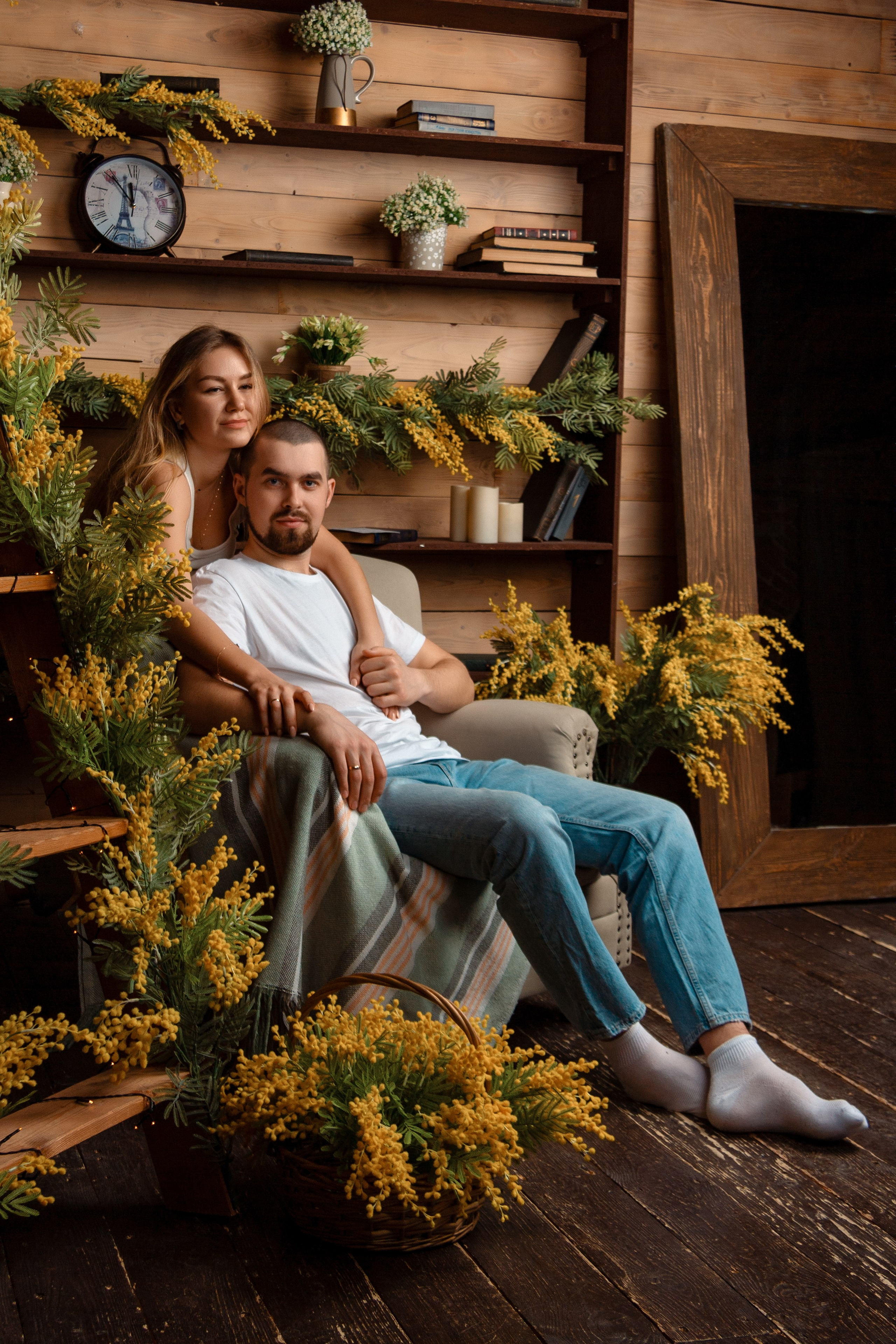 Семейная фотосессия в фотостудии. Портретный фотограф в Санкт-Петербурге Анастасия Епифанова