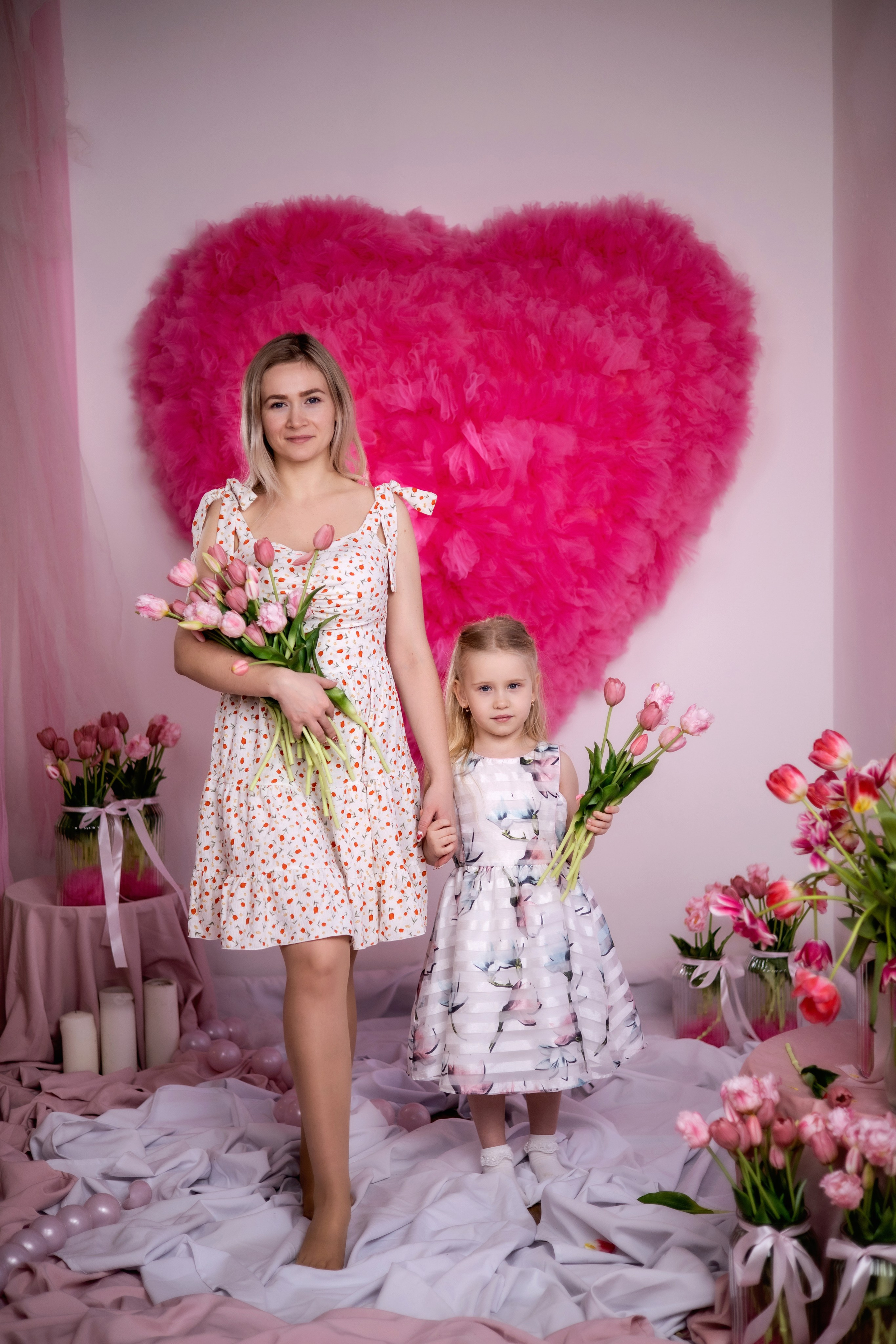 Мама и дочка. Фотограф Надежда Лукьянова