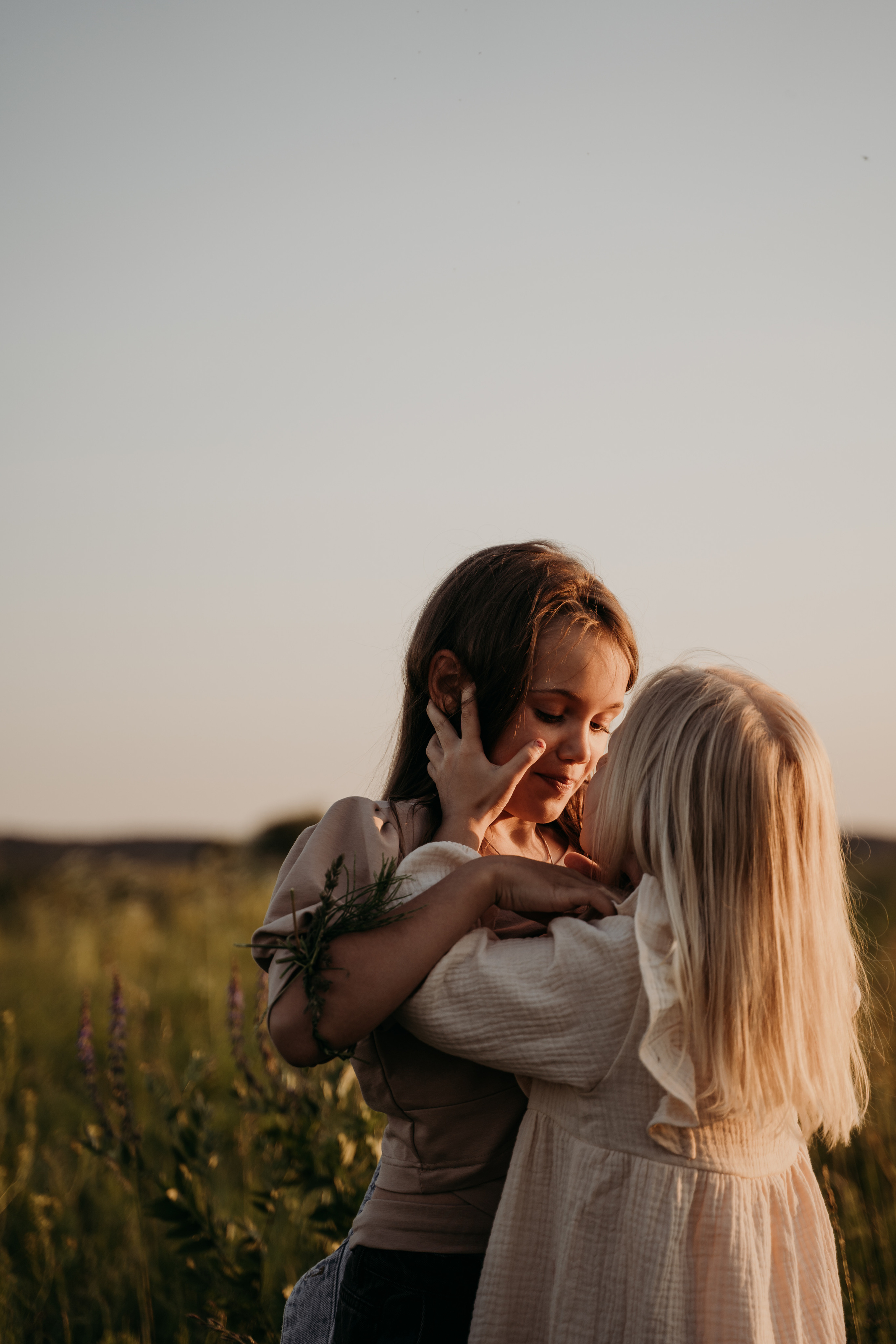 На закате. Семейный фотограф в Москве Надя Бугаева