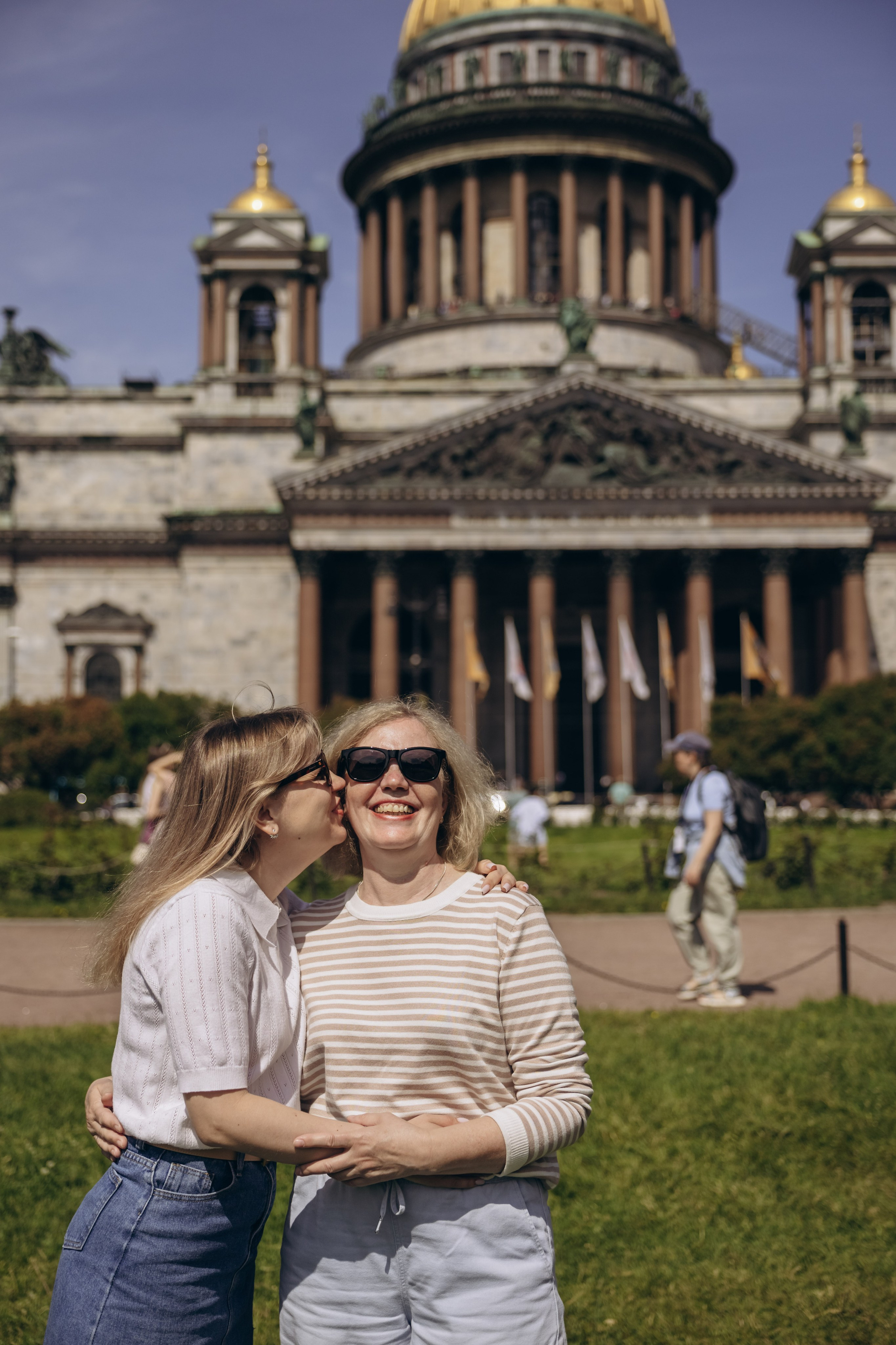 Семейная прогулка на Исаакиевском соборе. Семейный и свадебный фотограф в Санкт-Петербурге Екатерина Васильева