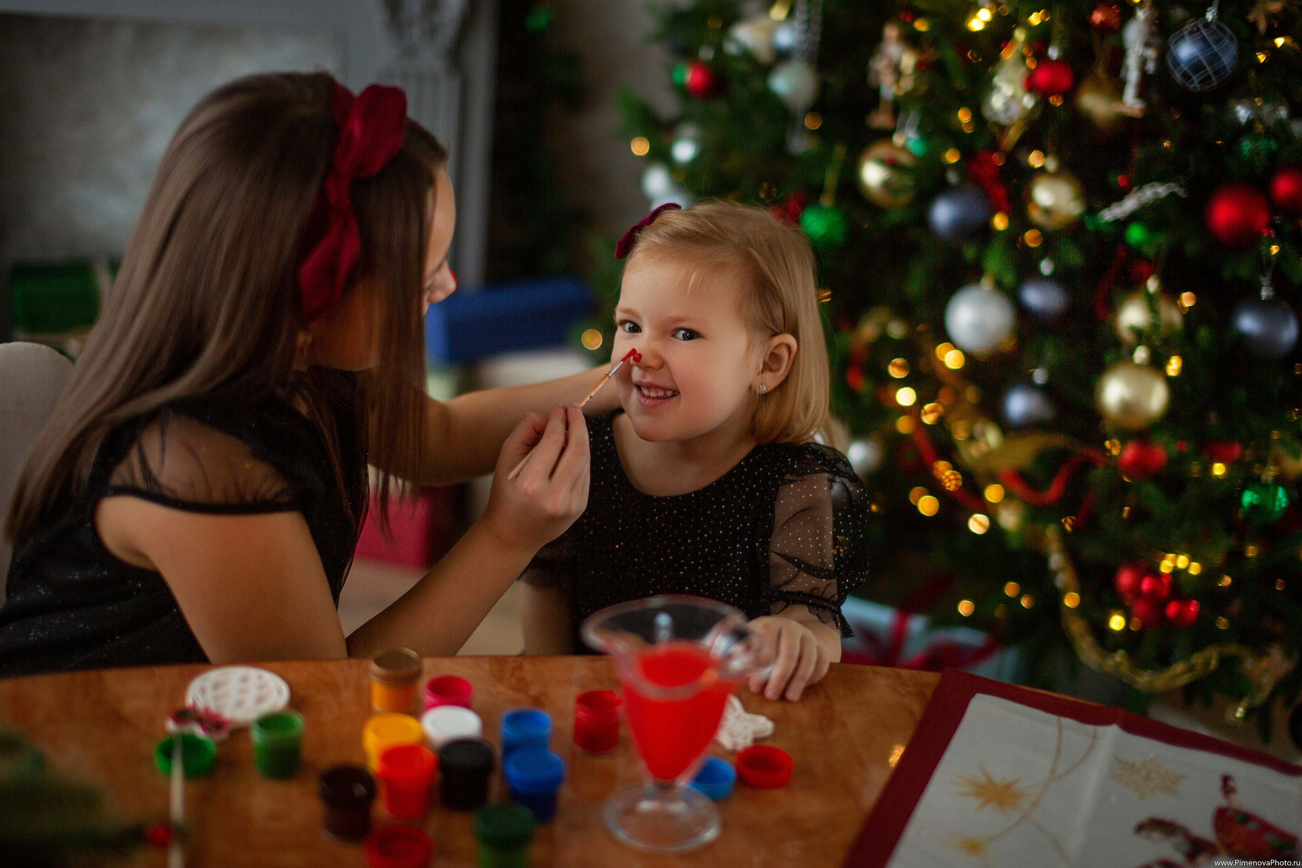 Новогодняя сказка Вари и Маруси, 2024. Семейный и детский фотограф в Петрозаводске
