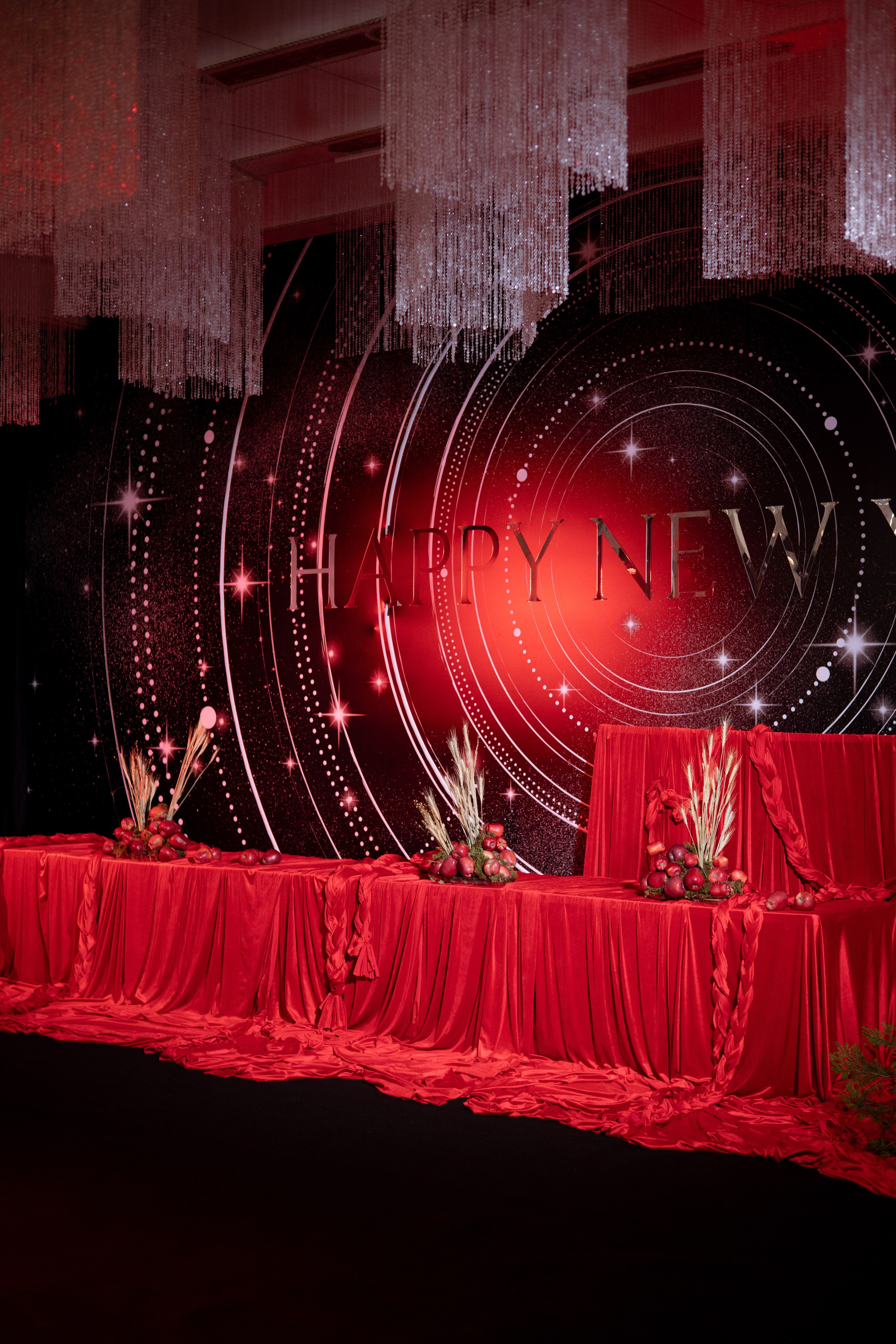 Новогодний корпоратив в фольклорном стиле. Особняк Лемана. Оформление свадеб, декор свадеб Вера Маркова, Москва