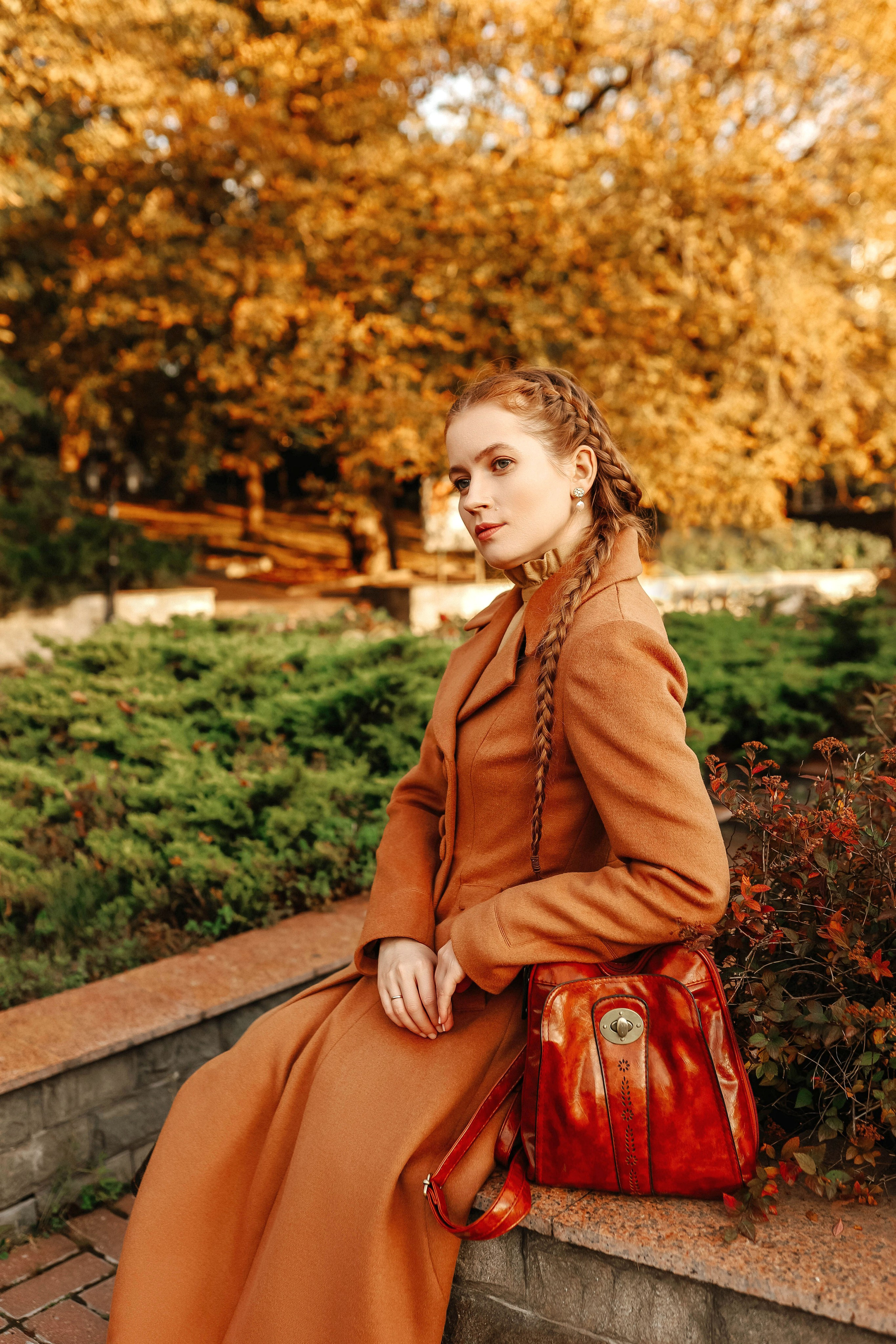 Женская осеняя винтажная фотосессия в Москве. Свадебный и семейный фотограф в Москве