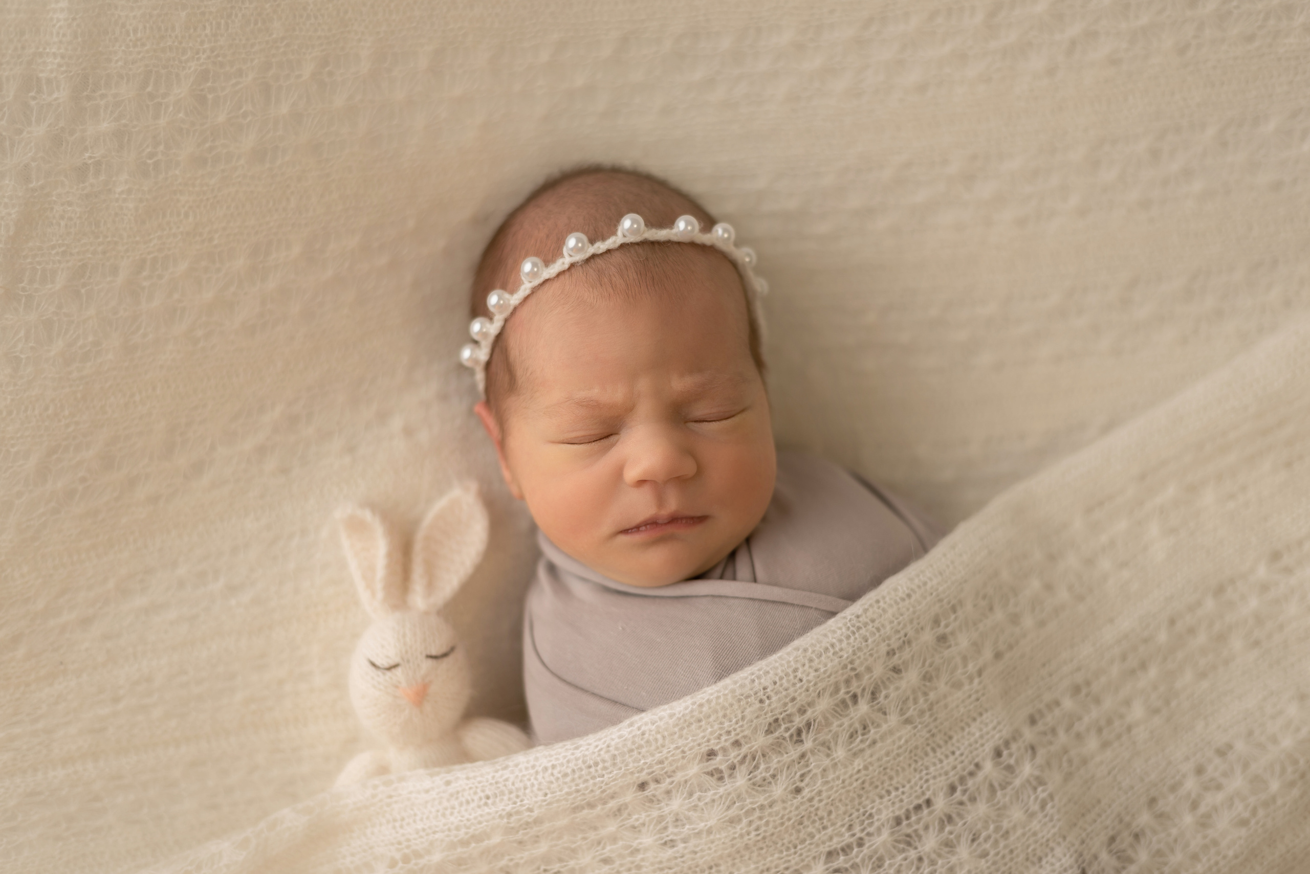 Girl on an openwork background