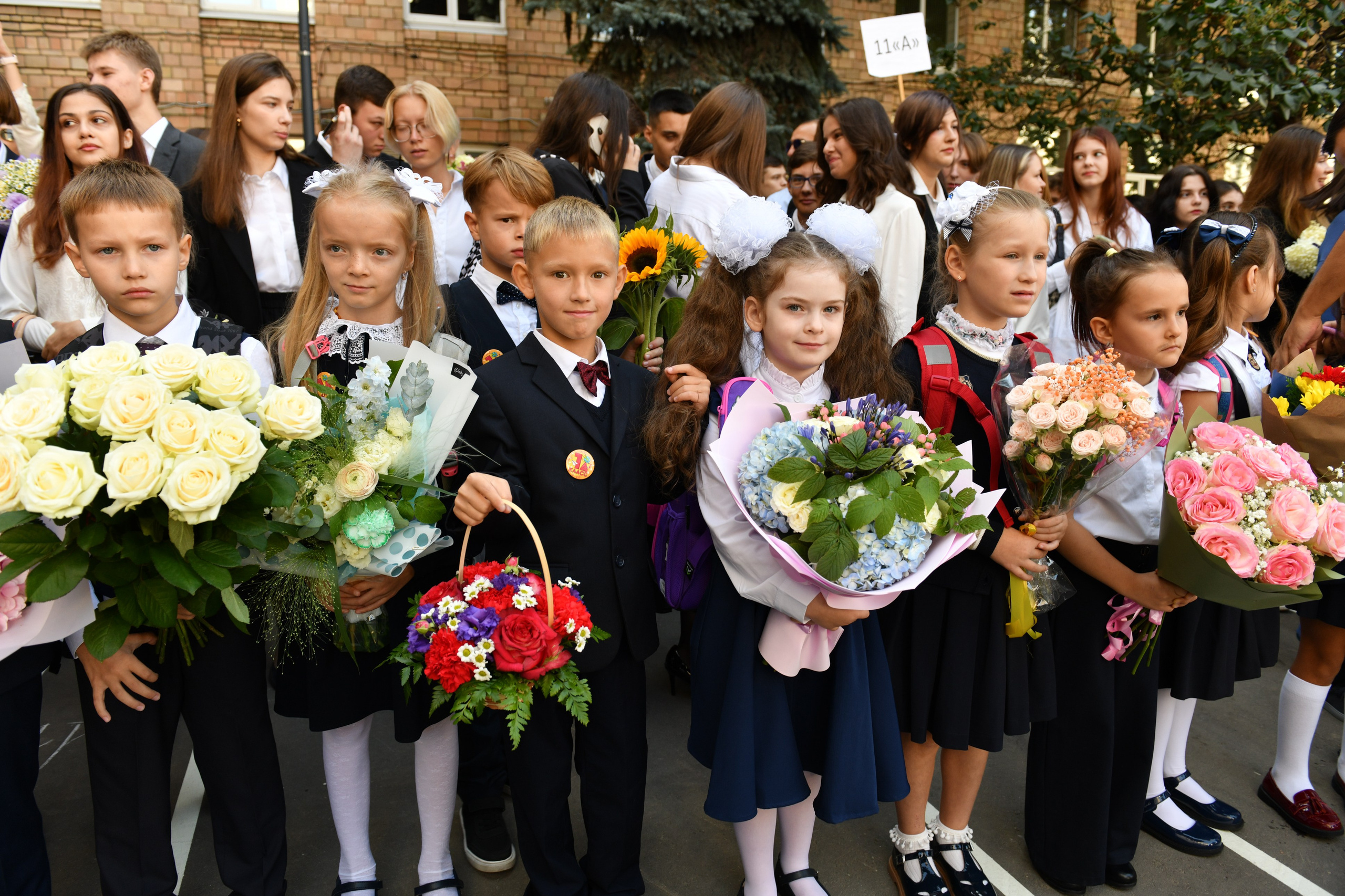 Линейка 1 класс. Свадебный и портретный фотограф в Москве Галина Борисова