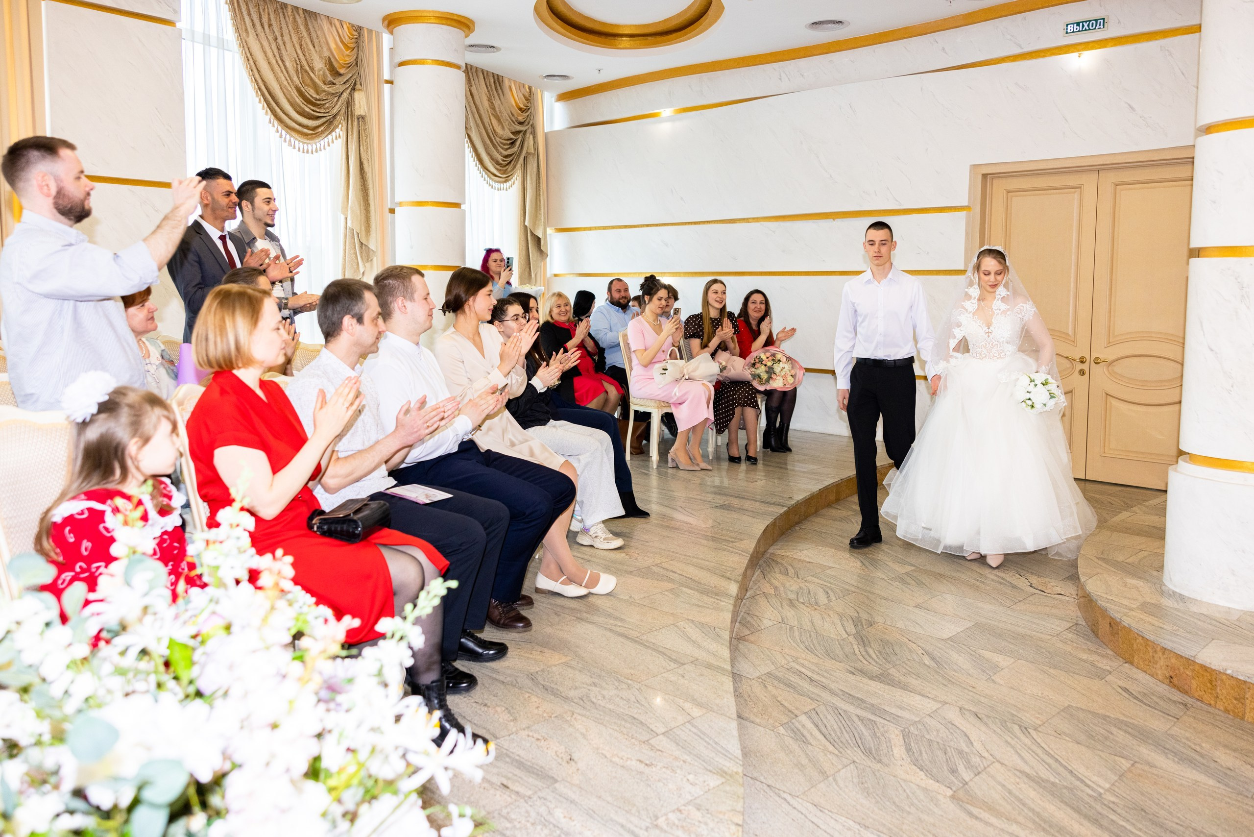 Пример одной свадьбы ЗАГС, ресторан. Фотограф в Туле Крупский АнДРей. Фотостудия «КАДР71» в Туле