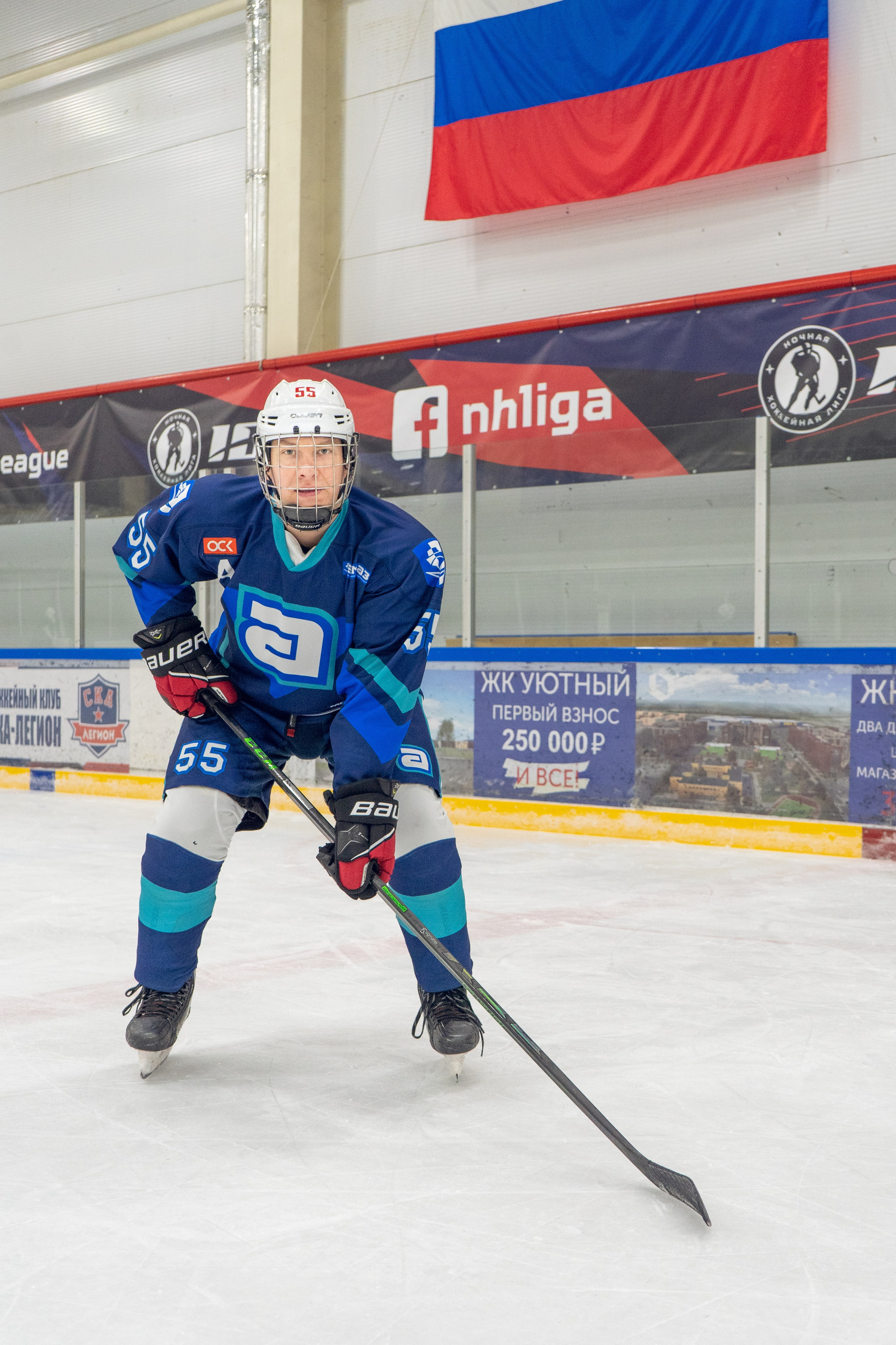 Тренировка по хоккею «ЦМКБ «Алмаз»