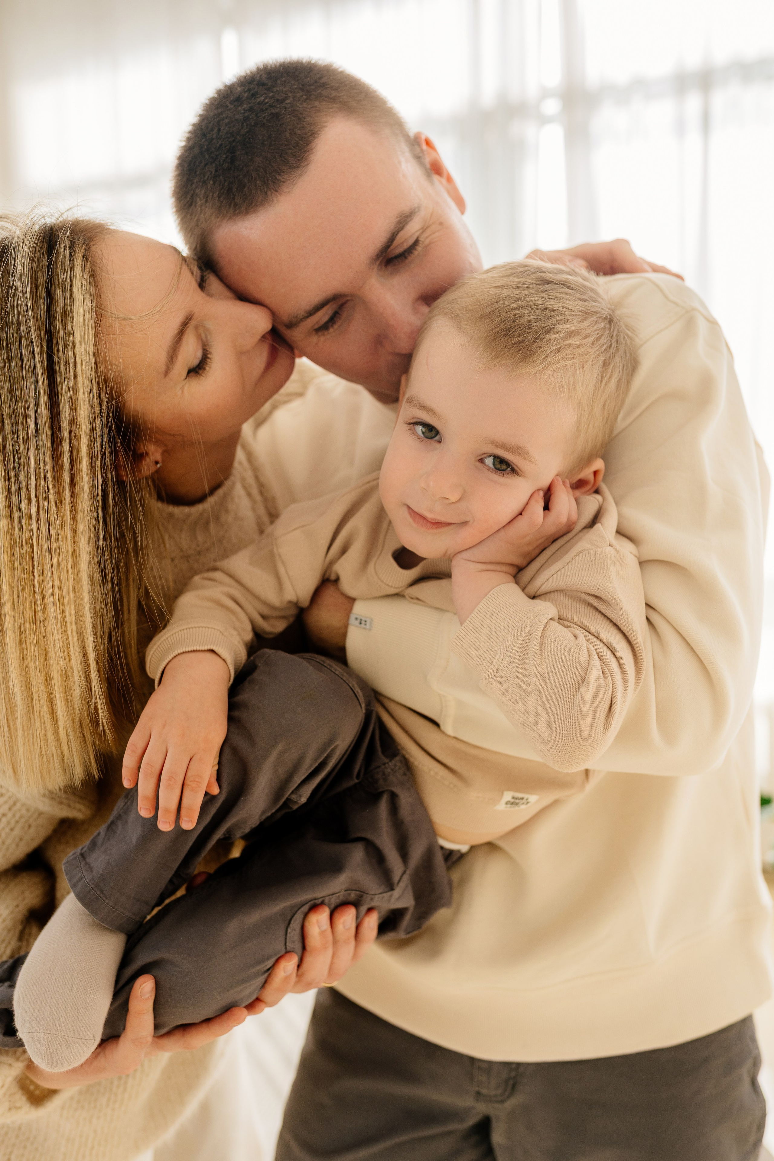 Ольга, Дмитрий и Ваня. Свадебный фотограф в Москве Анна Полушина