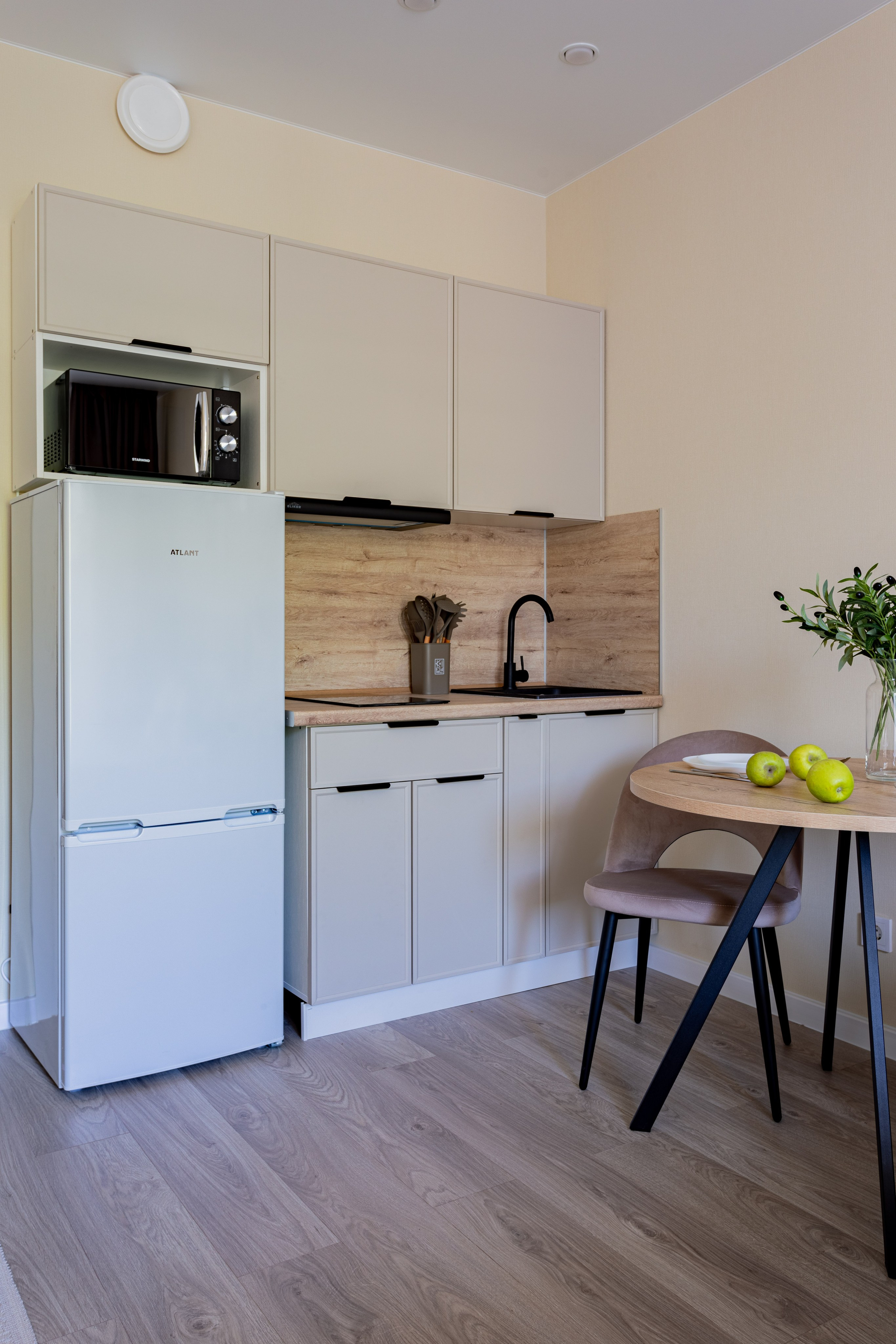 Комплектация студии с ремонтом от застройщика. Интерьерный фотограф. Хоумстейджер. Сочи/Адлер/Красная поляна