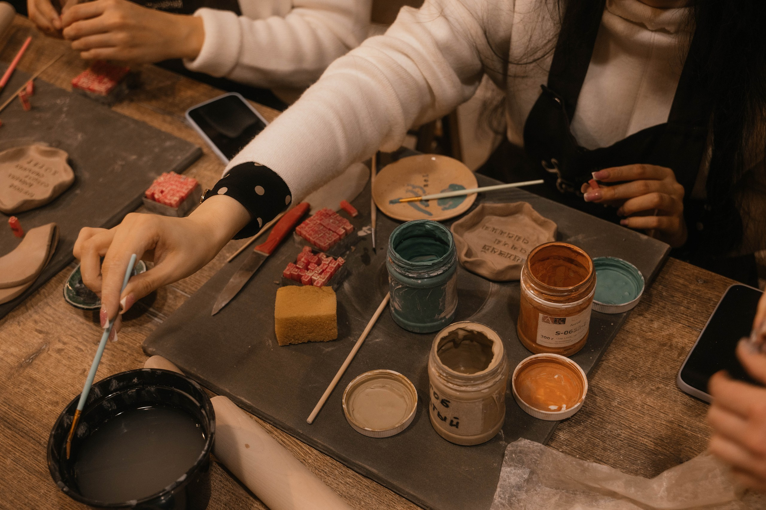 День рождения в гончарной мастерской. Свадебный, семейный фотограф в Рязани Лена Брант