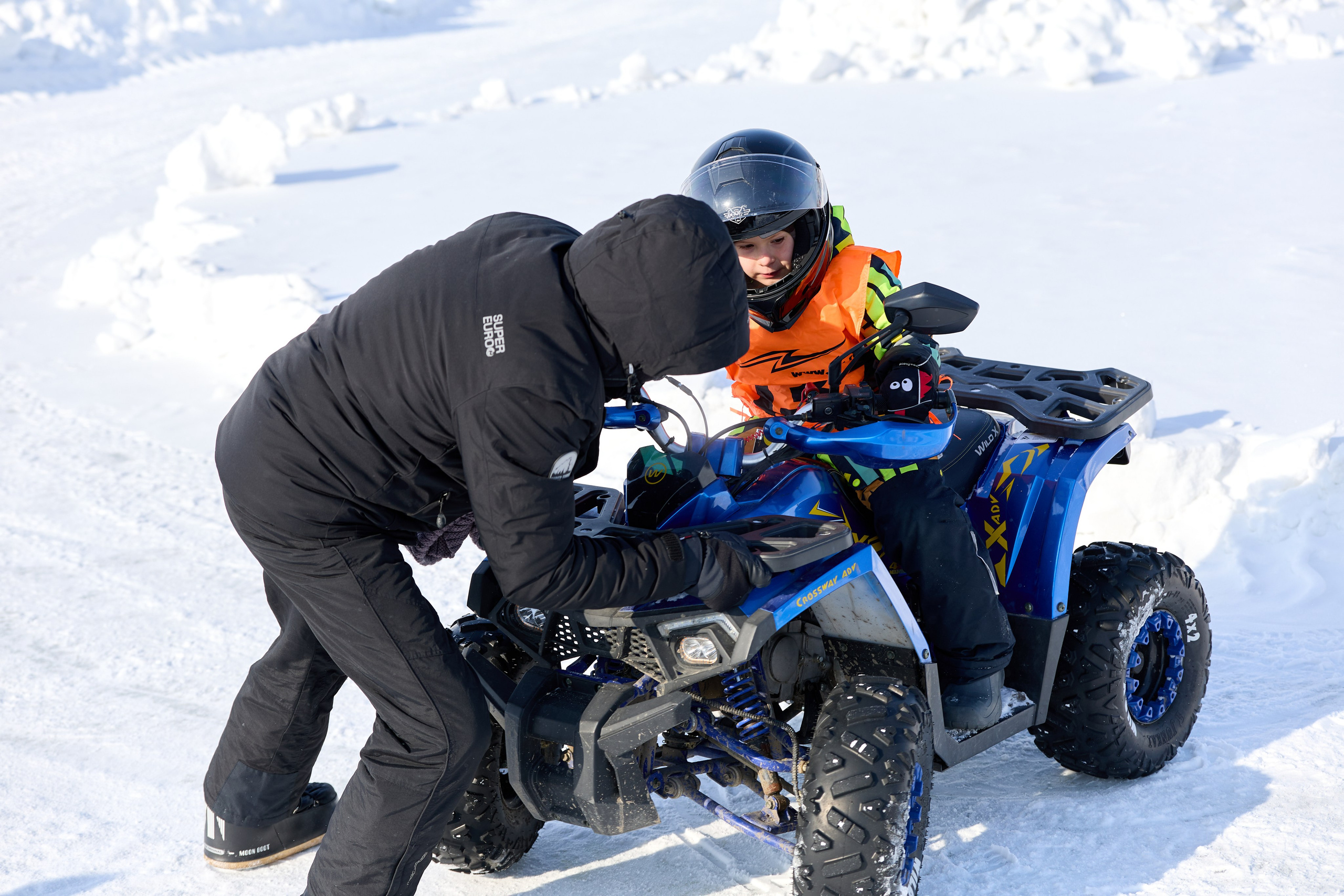 Топим Лёд — 2026. Соревнования на квадроциклах. Фотограф в Новосибирске Алена Скокова