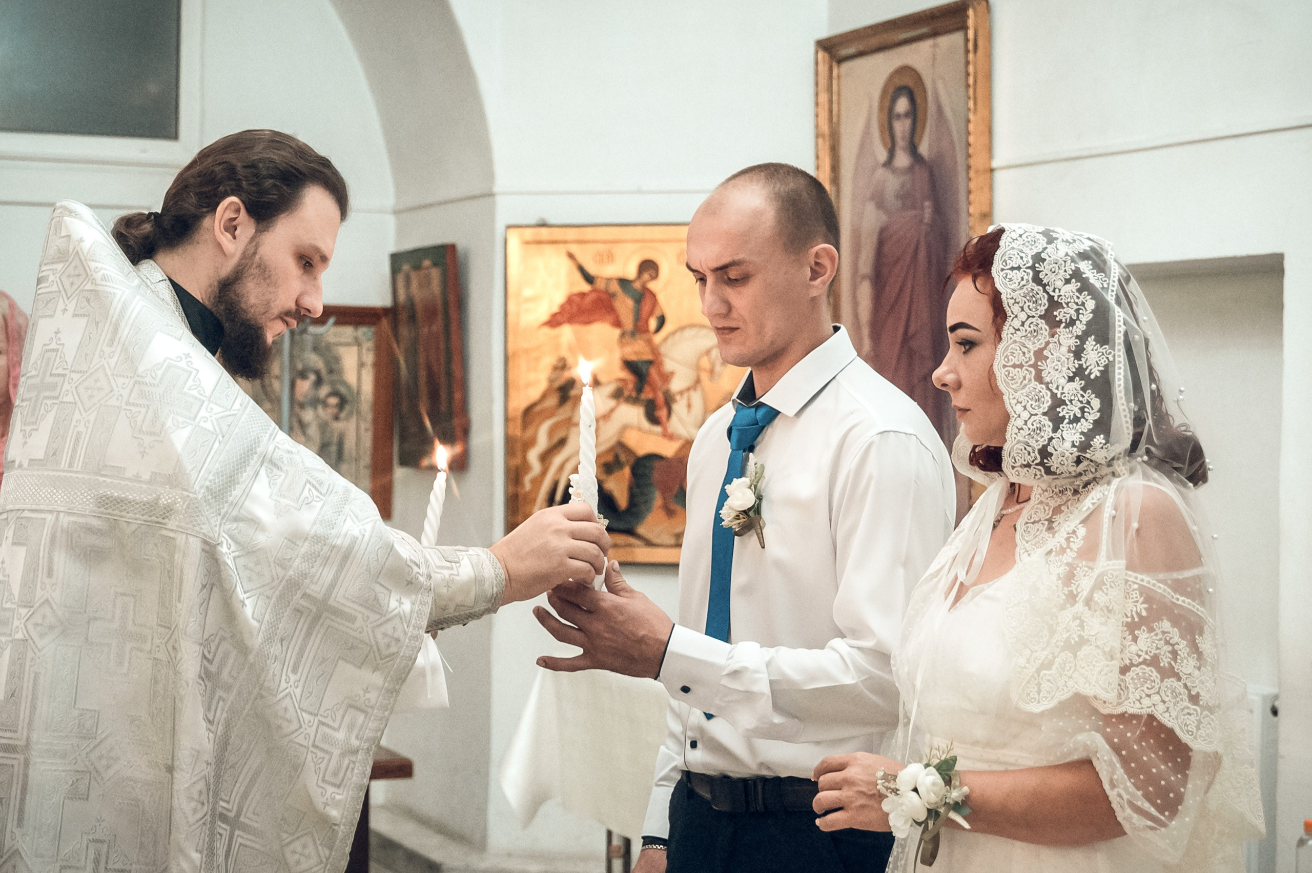 Таинство Венчания  храм Рождества Христова Краснодар. Фотограф на Таинство Венчания и Крещения в Краснодаре Абрамова Людмила