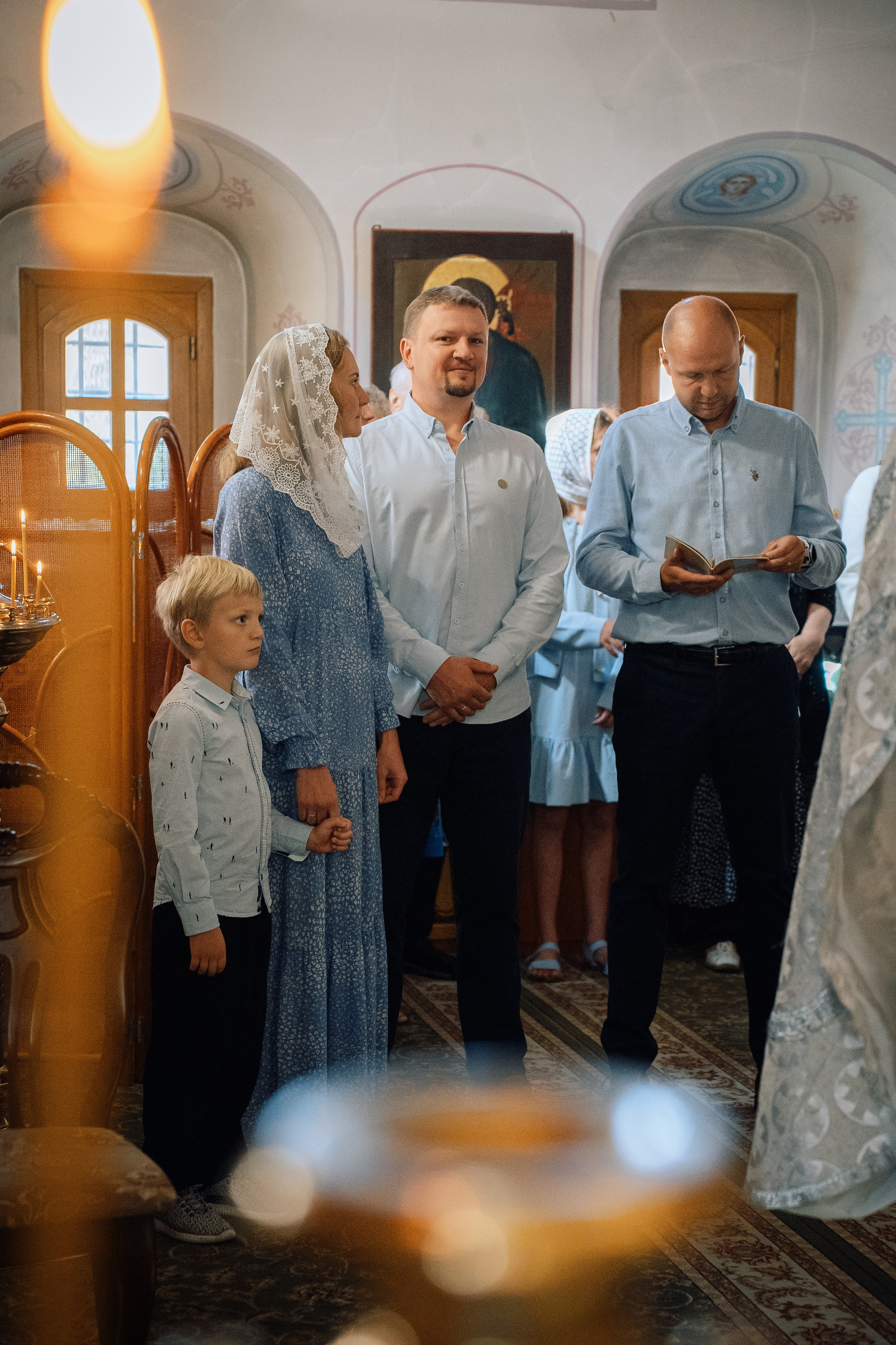 Крещение Марка. Фотограф Казакова Анастасия