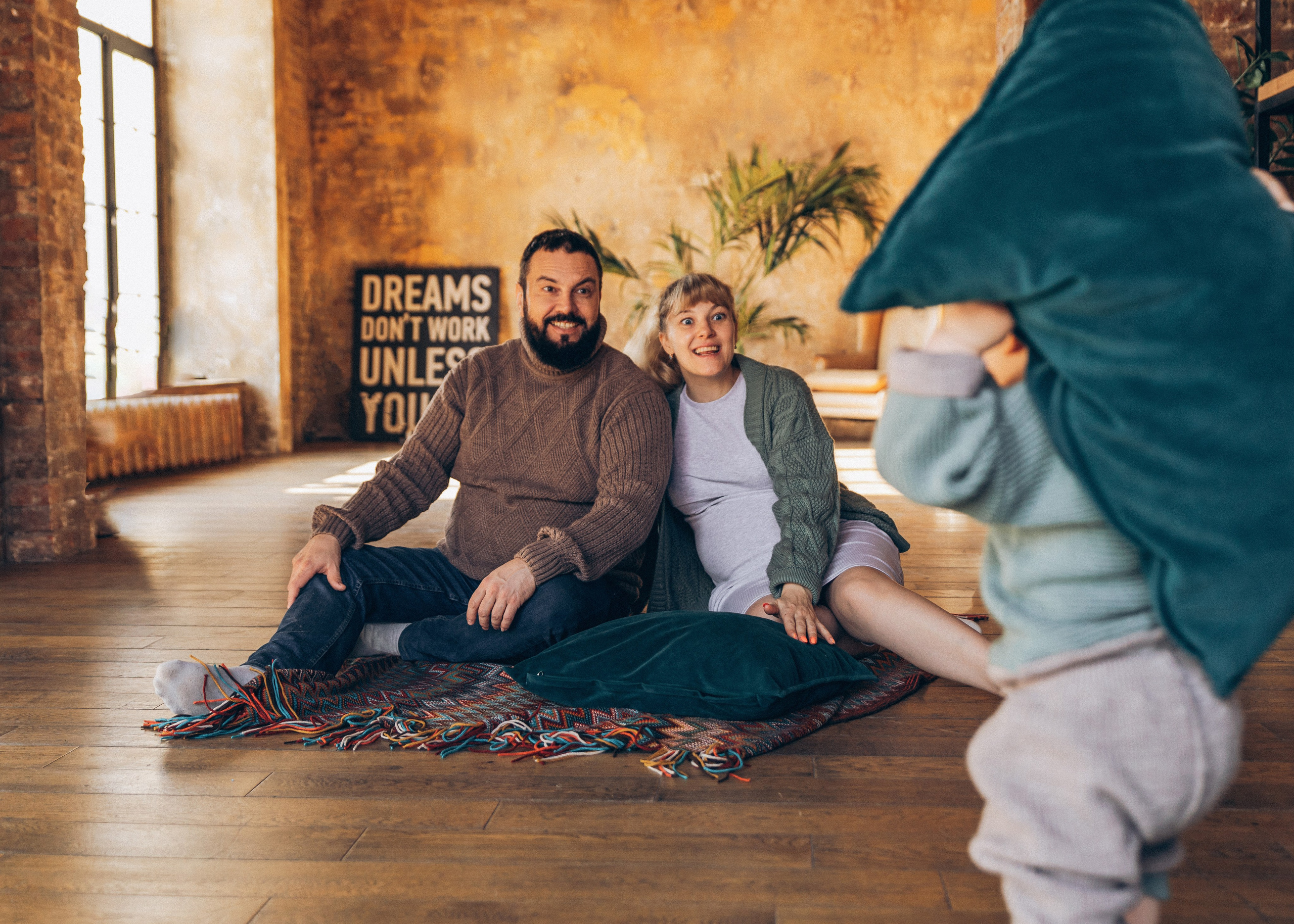Оля, Леша и Димулька. Семейный фотограф В Москве Александра Дейкун