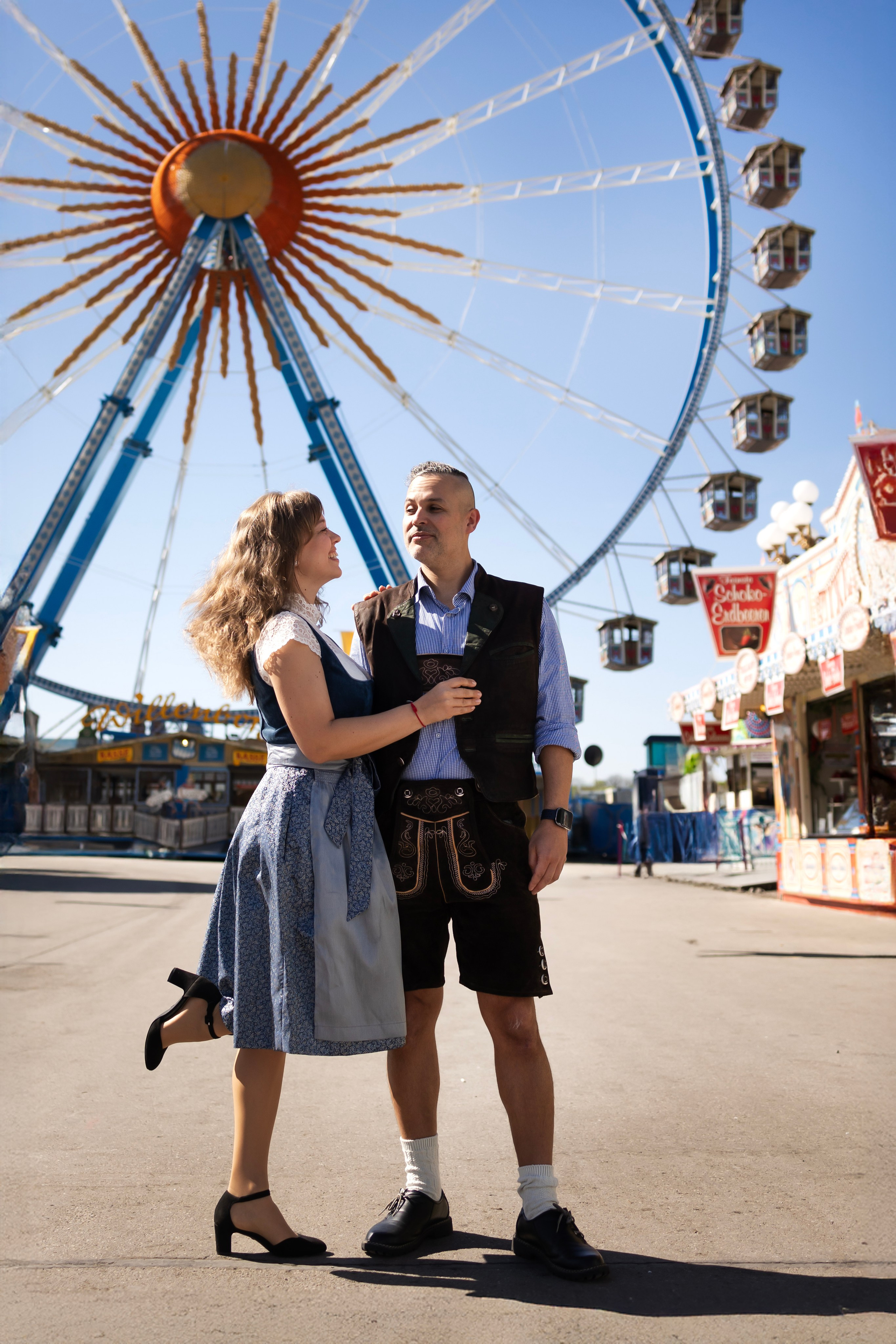 Frühlingsfest. Photographer in Munich