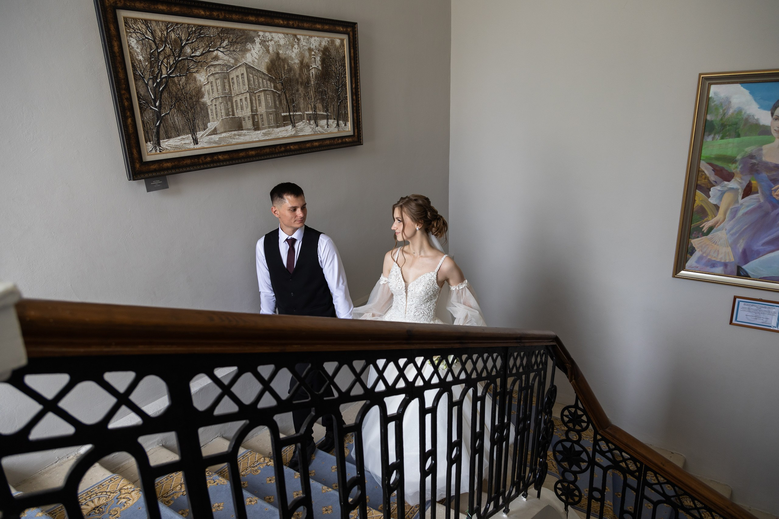 Дворец Бобринских. Свадебная фотосъёмка в Москве, Туле