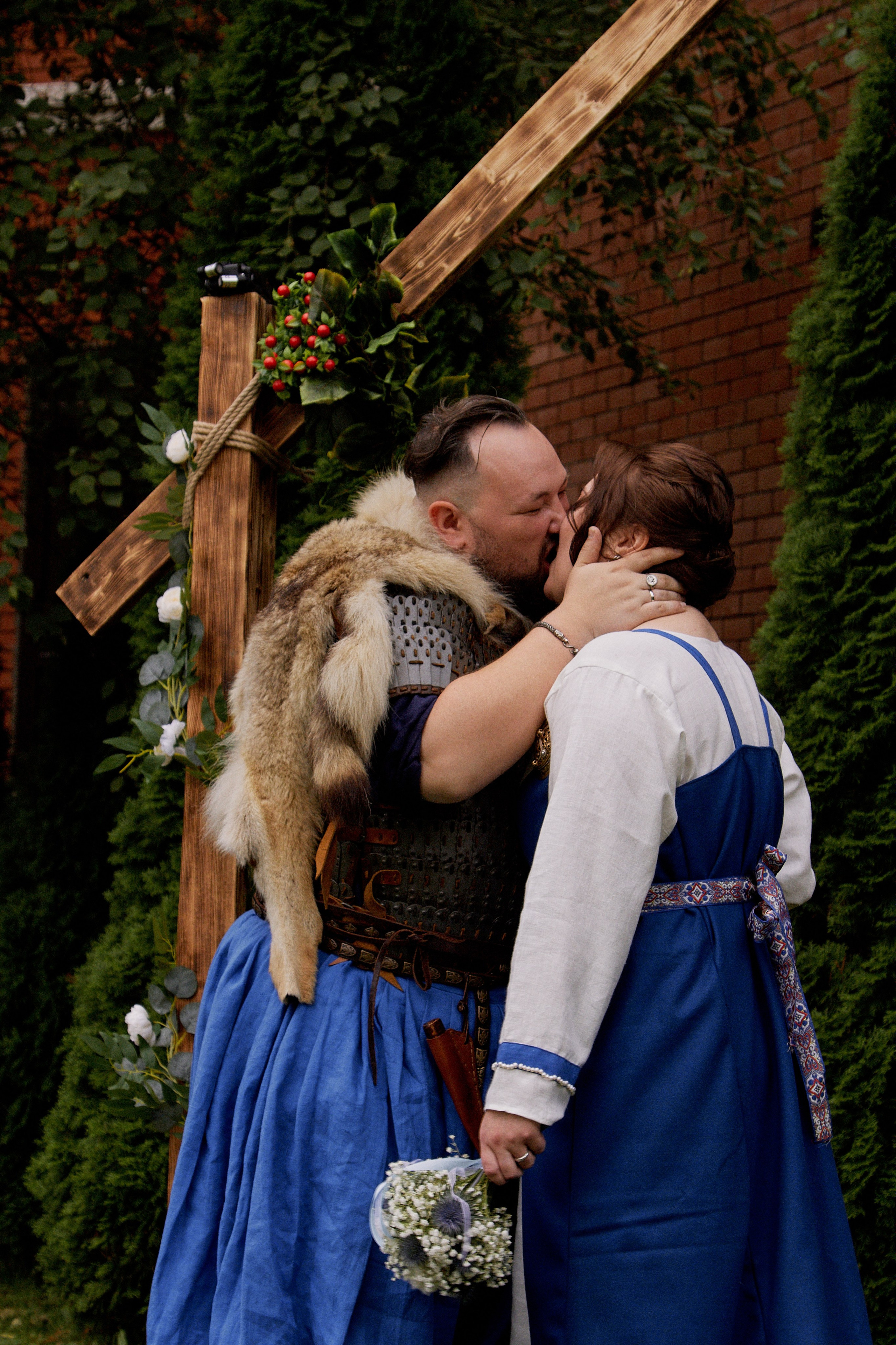 Юлия и Антон. Выездная роспись в стиле викингов. Фотограф лавстори Москва/МО Приятелева Ангелина
