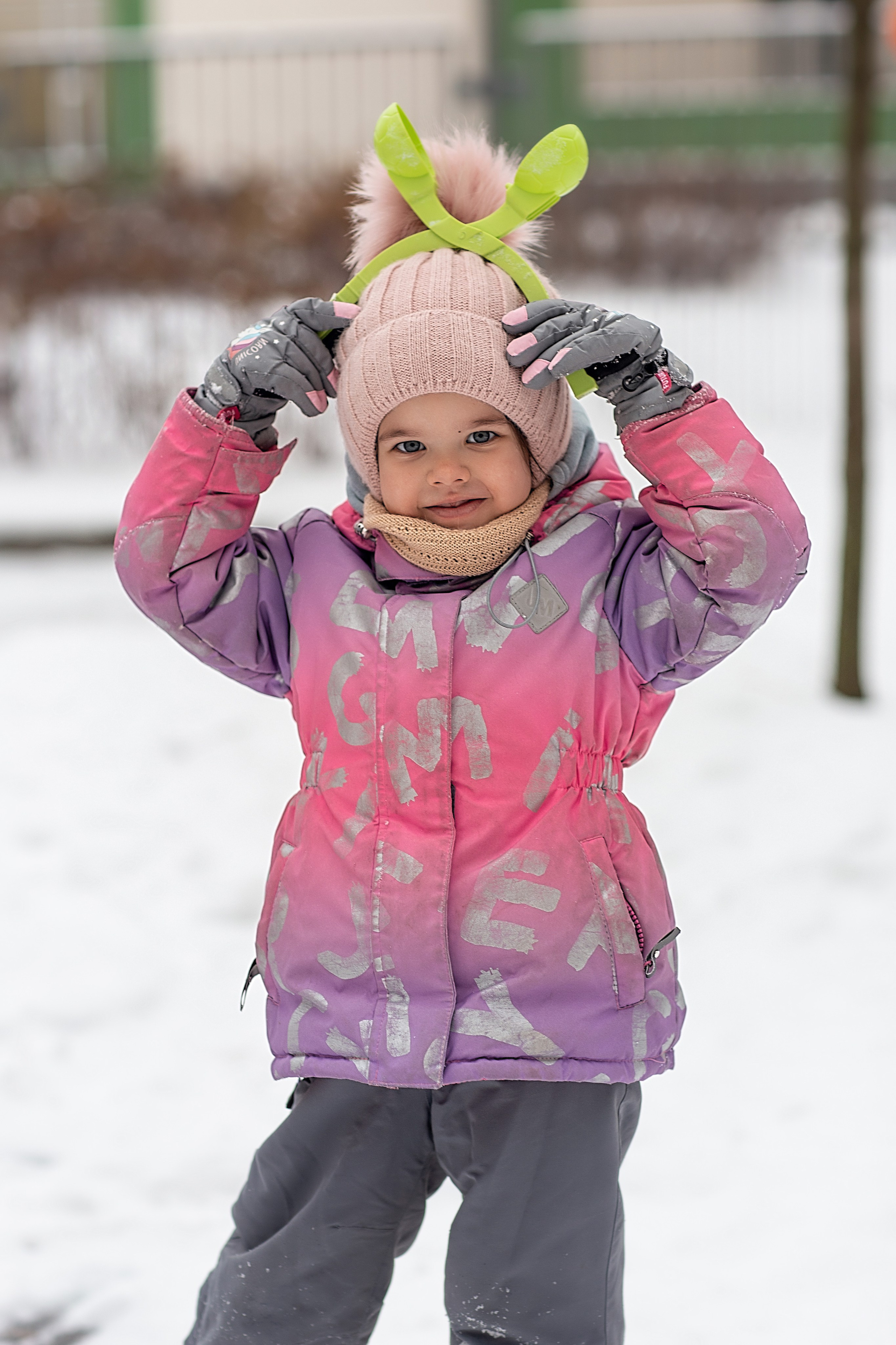 День в саду_Зима_2023 год. Семейный фотограф в Санкт-Петербурге