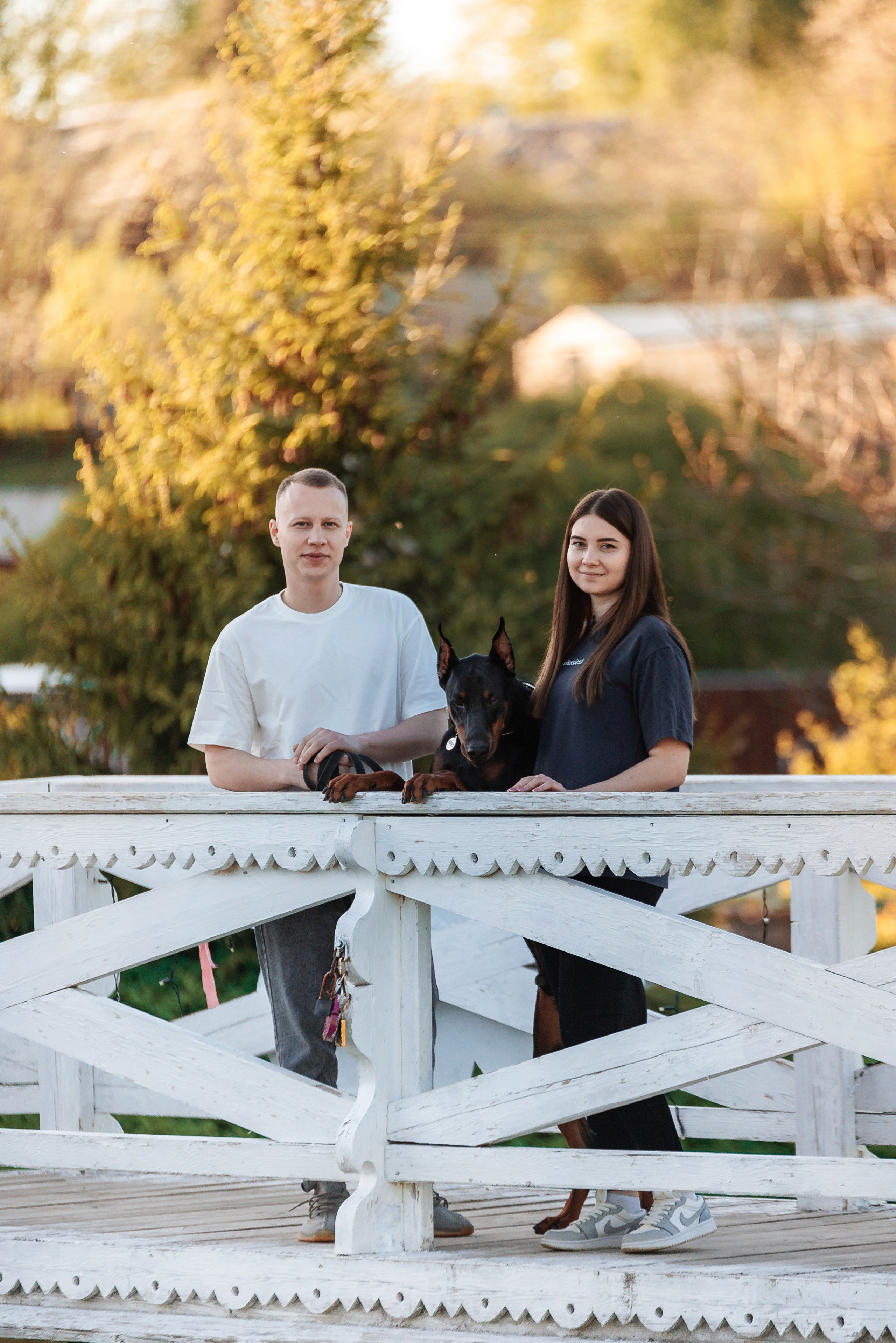 Юля, Андрей и Арес. Фотограф-анималист Анастасия Парфенова|Екатеринбург