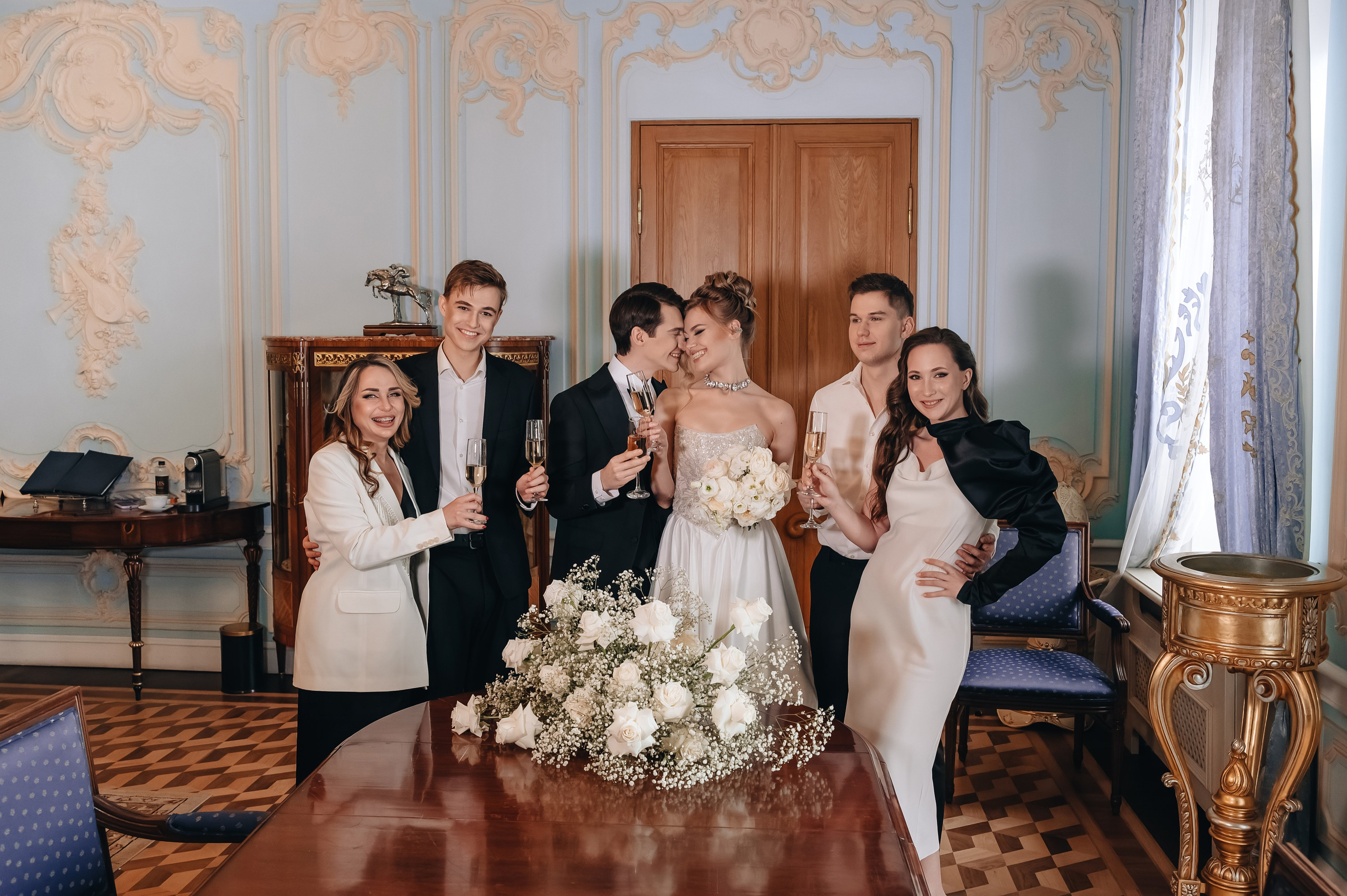 Свадебная фотосессия в отеле. Портретный фотограф Москва Светлана Кашура