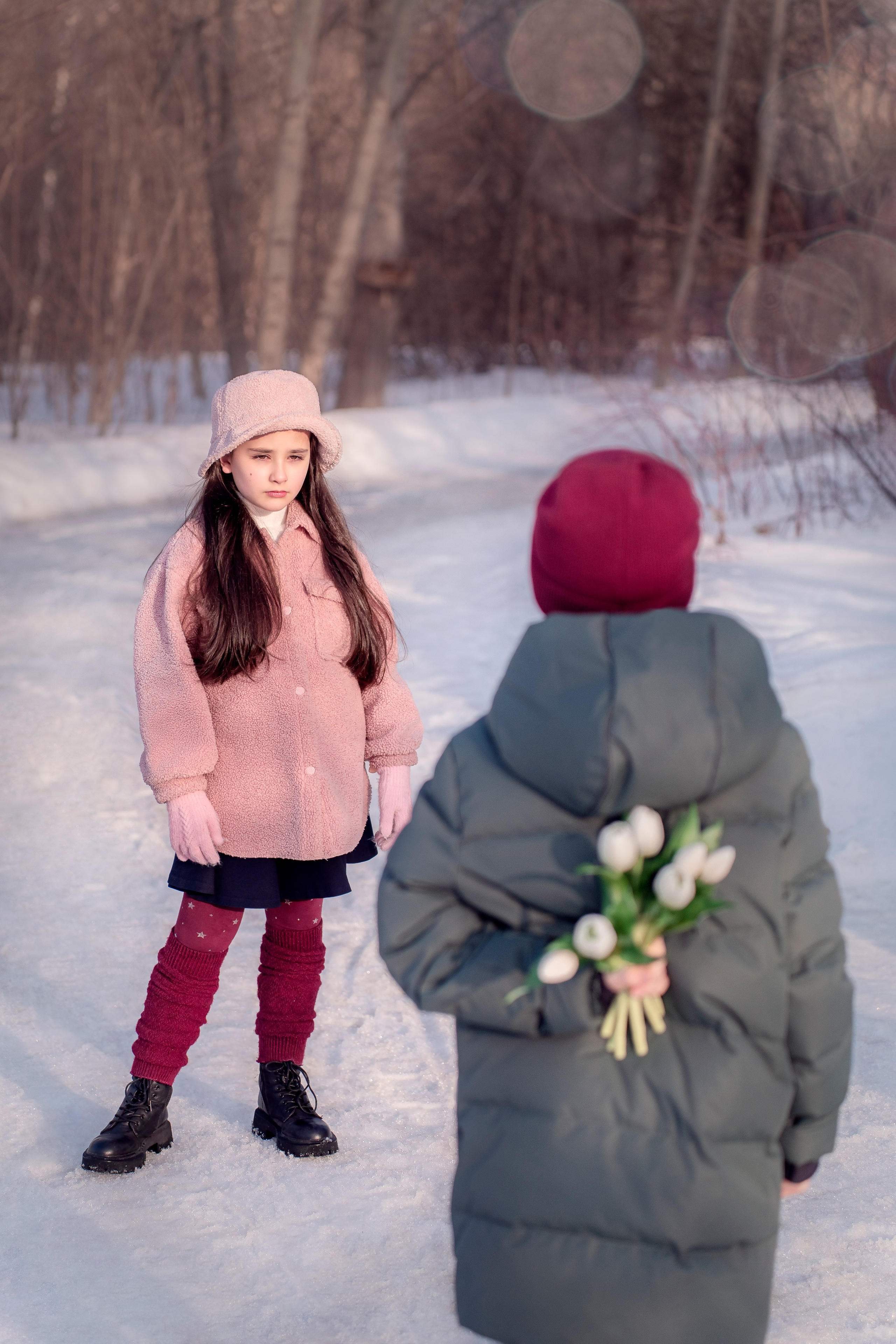 Детская весенняя фотосъемка в Москве. Фотограф Ольга Чувалдина Москва