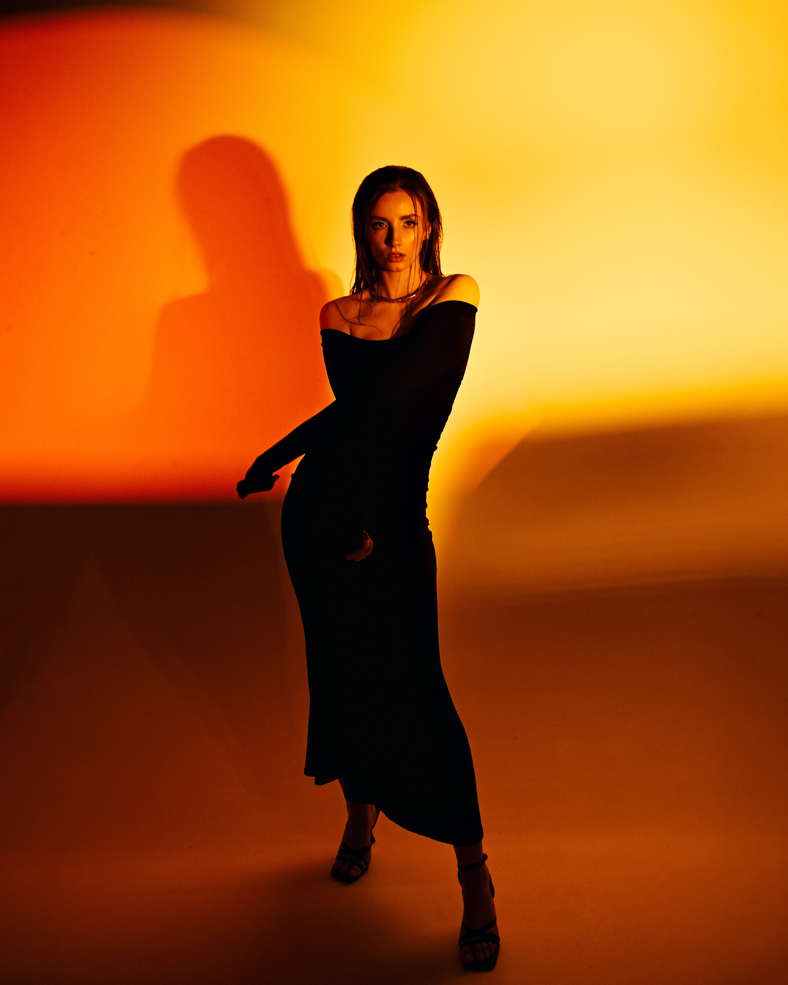 Фотосессия с цветным светом. Фотограф в Витебске Сергей Томашев